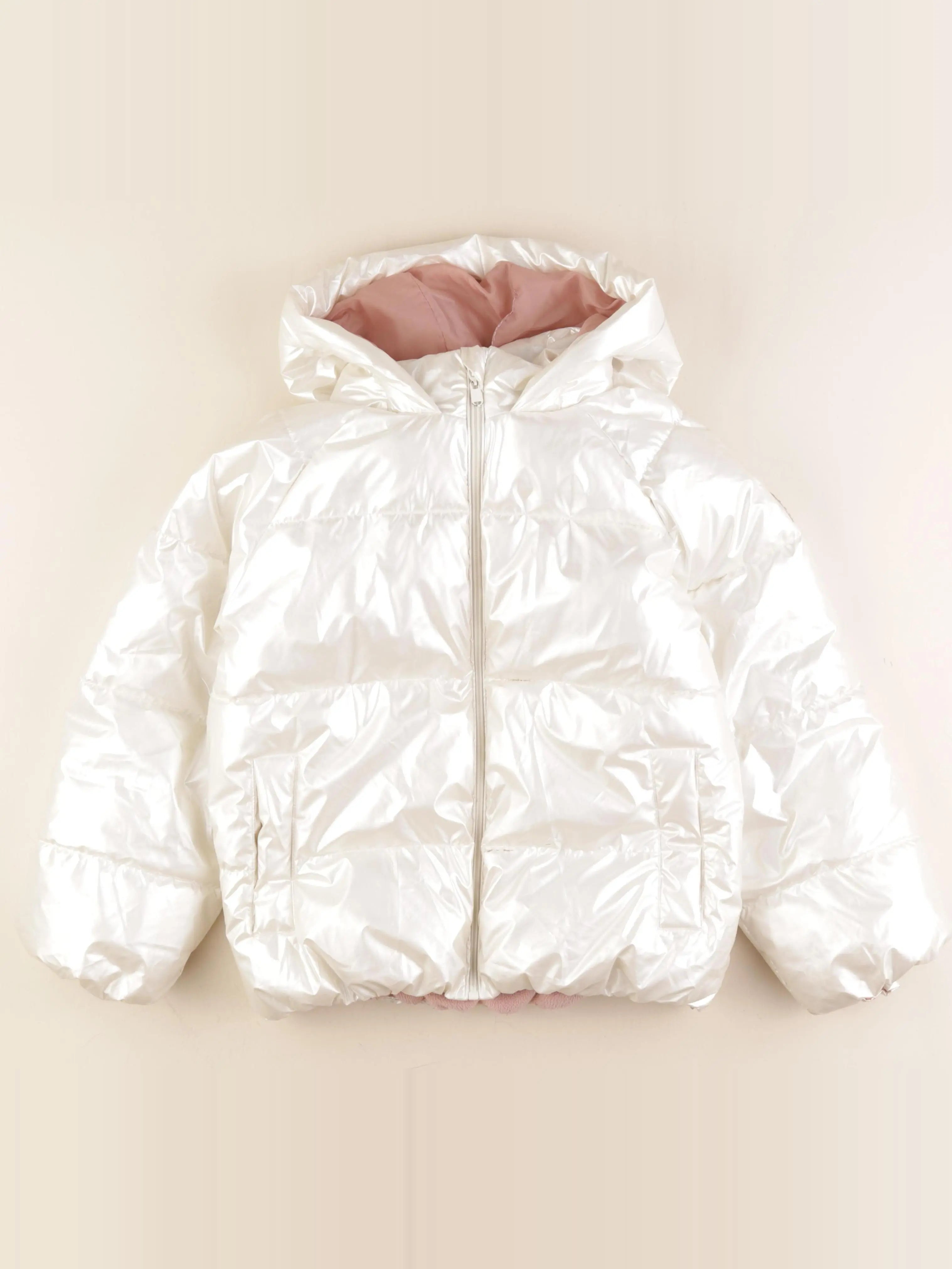 Vertbaudet - doudoune blanc - 12 ans