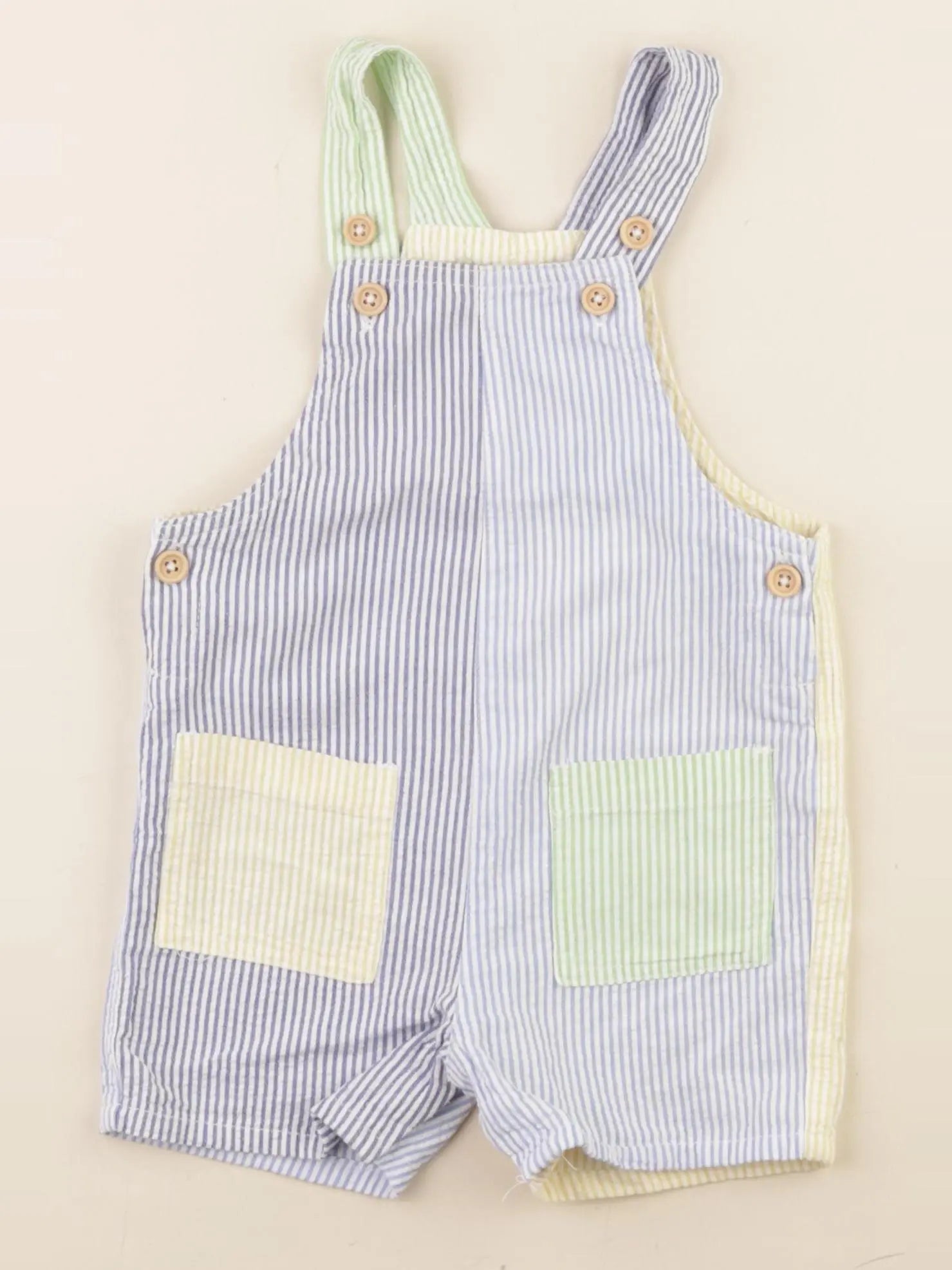 Boutchou - salopette multicolore - 12 mois