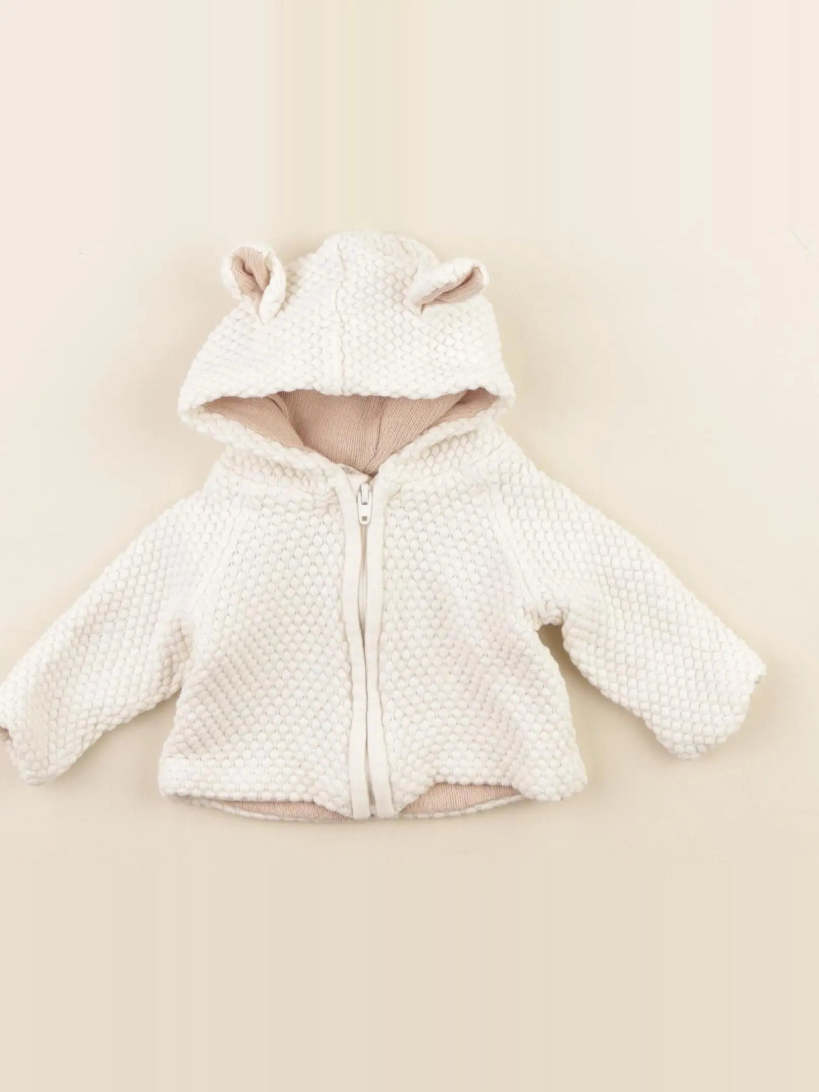 H&M - gilet beige - 0/1 mois