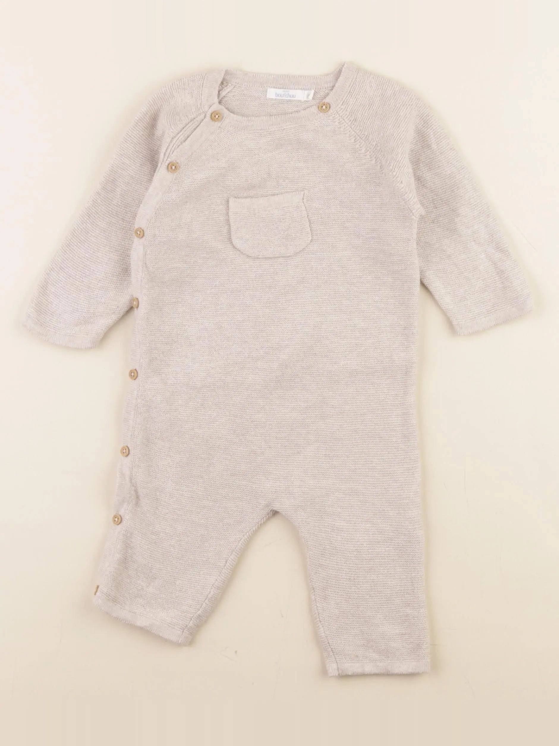 Boutchou - combinaison beige - 3 mois