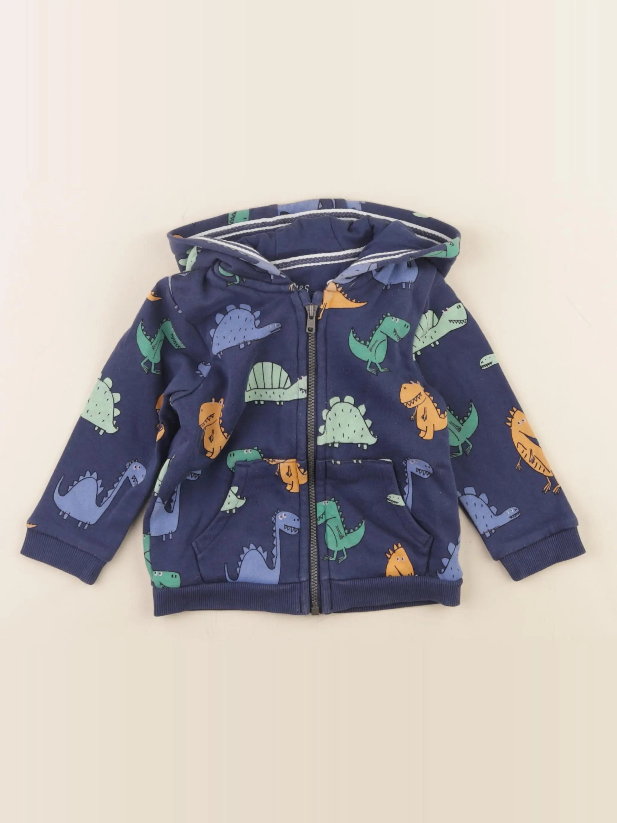 Marks & Spencer  - sweat bleu - 9/12 mois