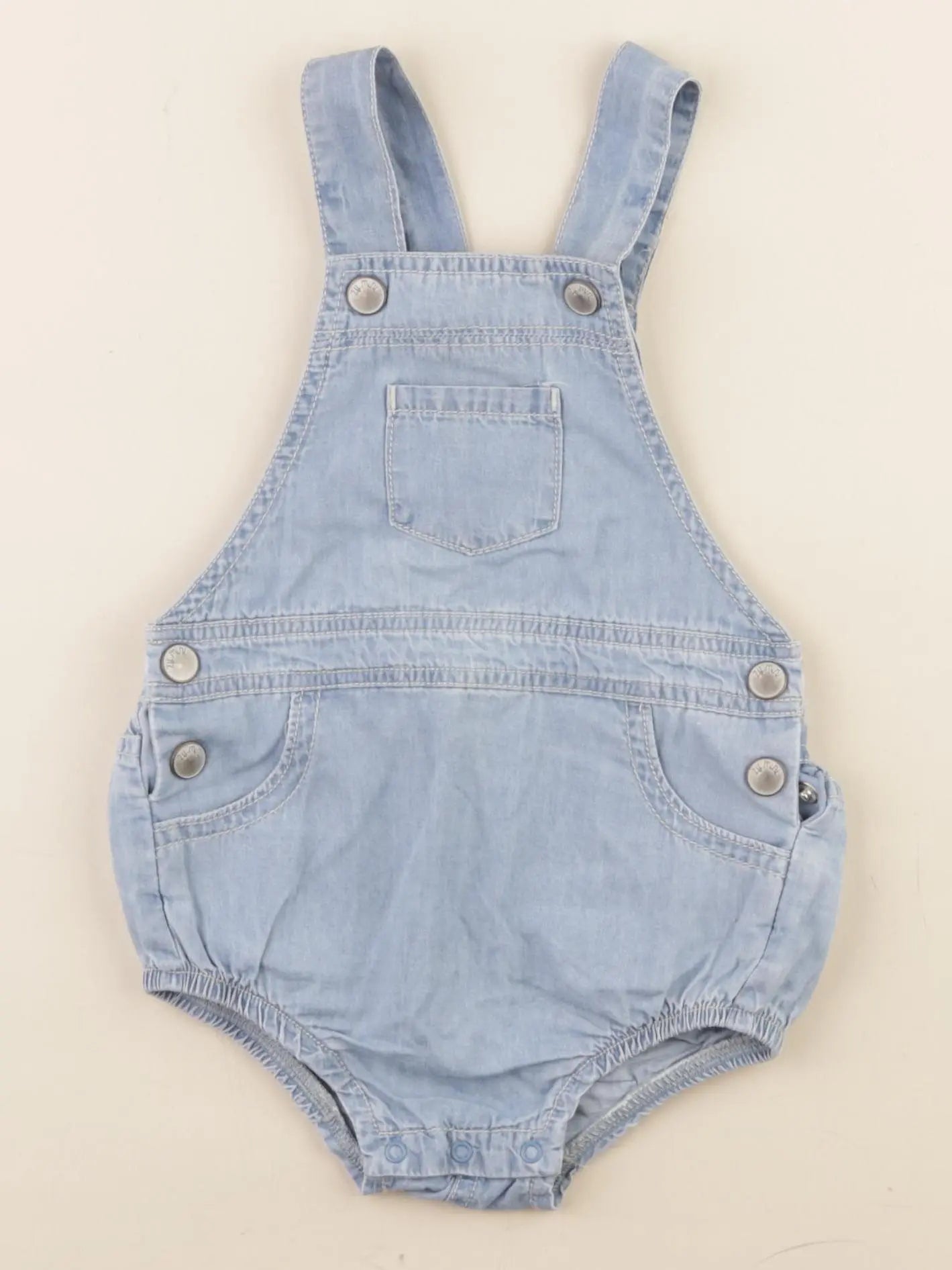 Zippy - salopette bleu - 9/12 mois