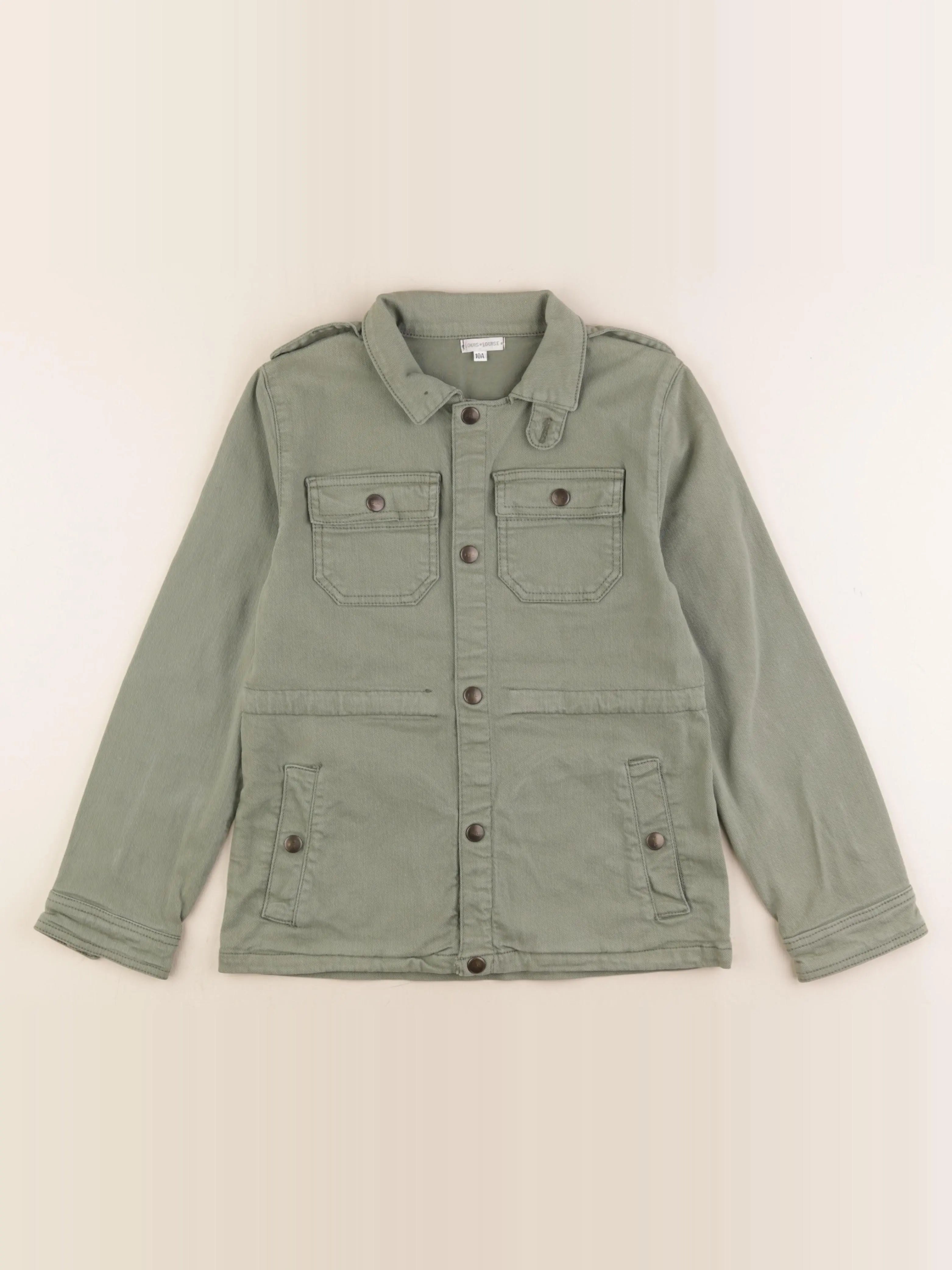Louis Louise - veste vert - 10 ans