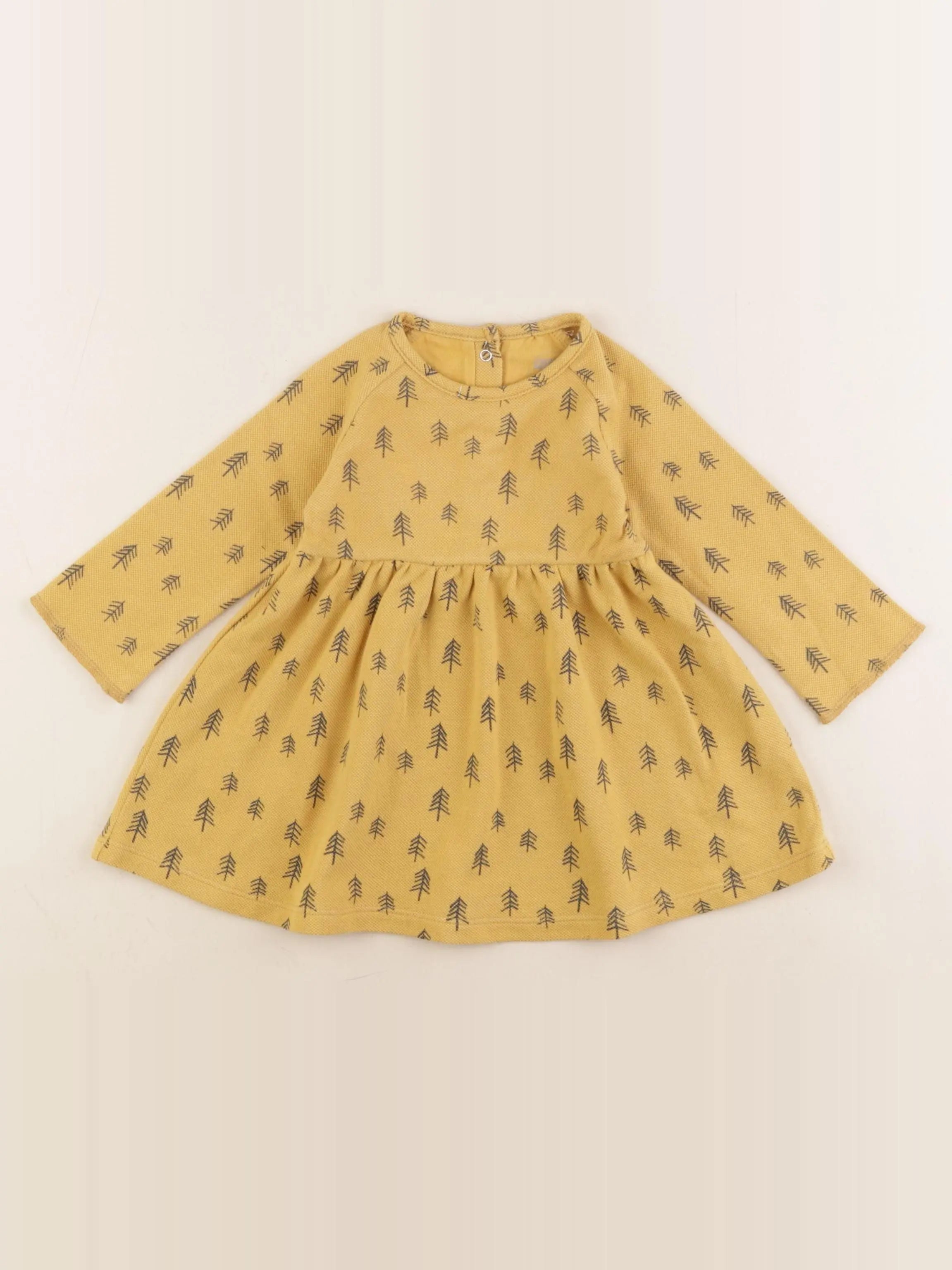 Mamas & papas - robe jaune - 3/6 mois