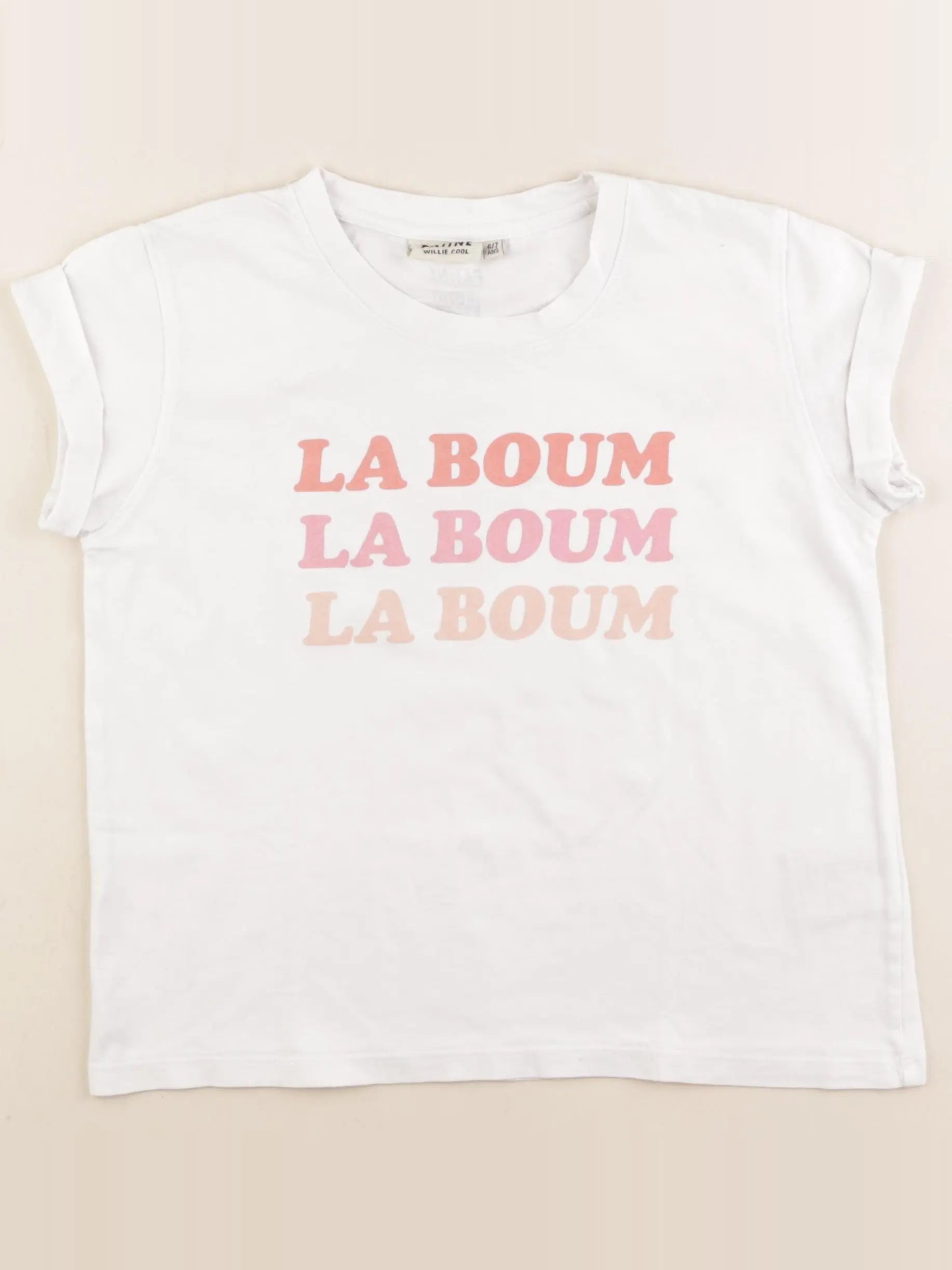 Bonton - tee-shirt blanc - 6/7 ans