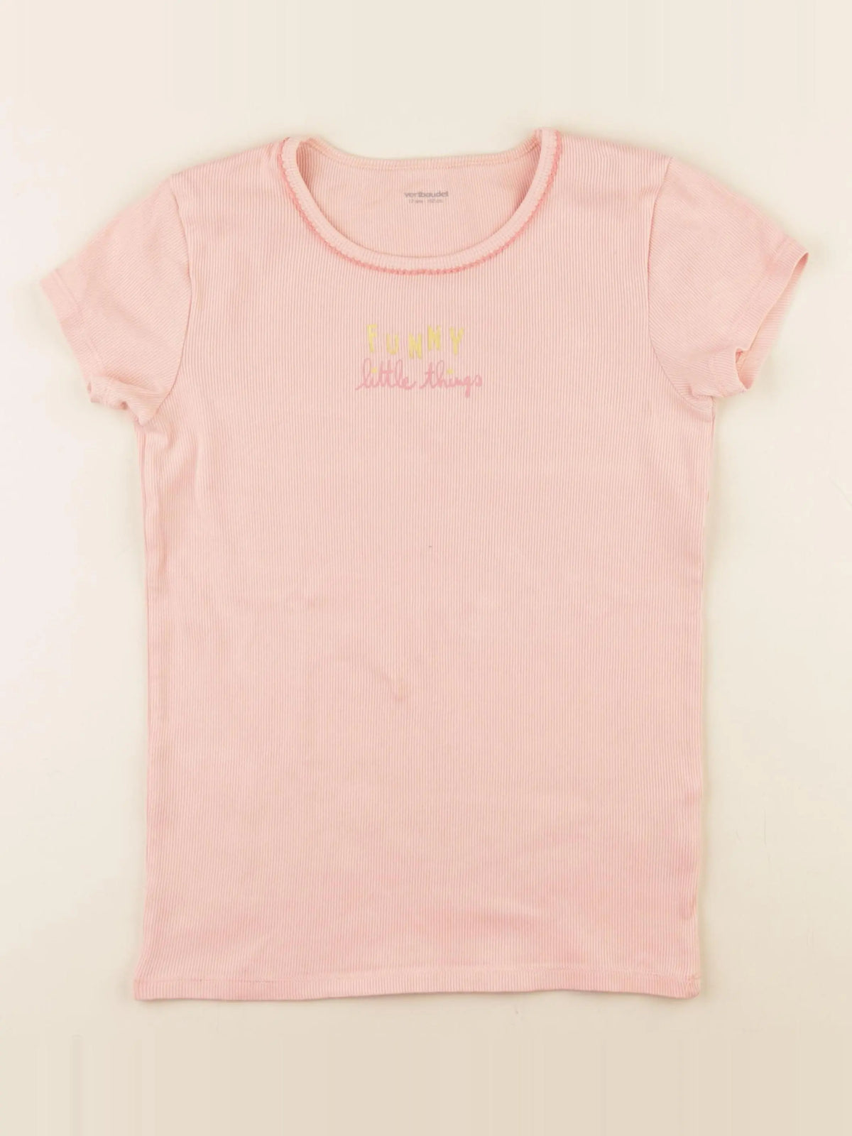 Vertbaudet - maillot de corps rose - 12 ans