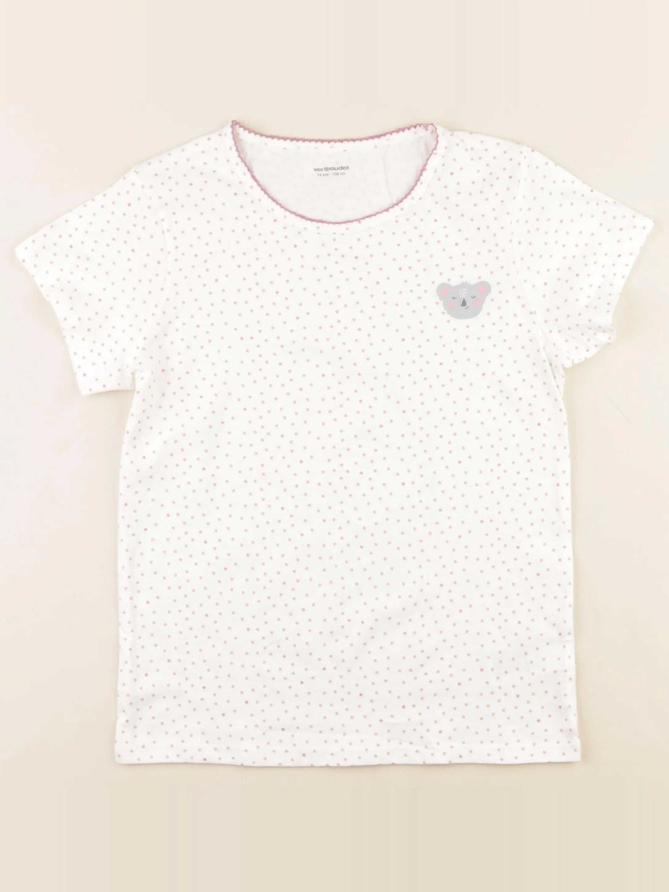 Vertbaudet - maillot de corps violet - 14 ans