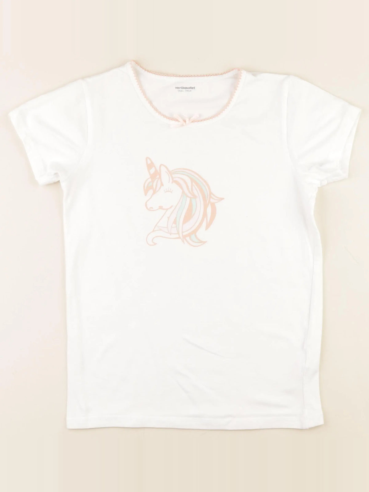 Vertbaudet - maillot de corps blanc - 12 ans