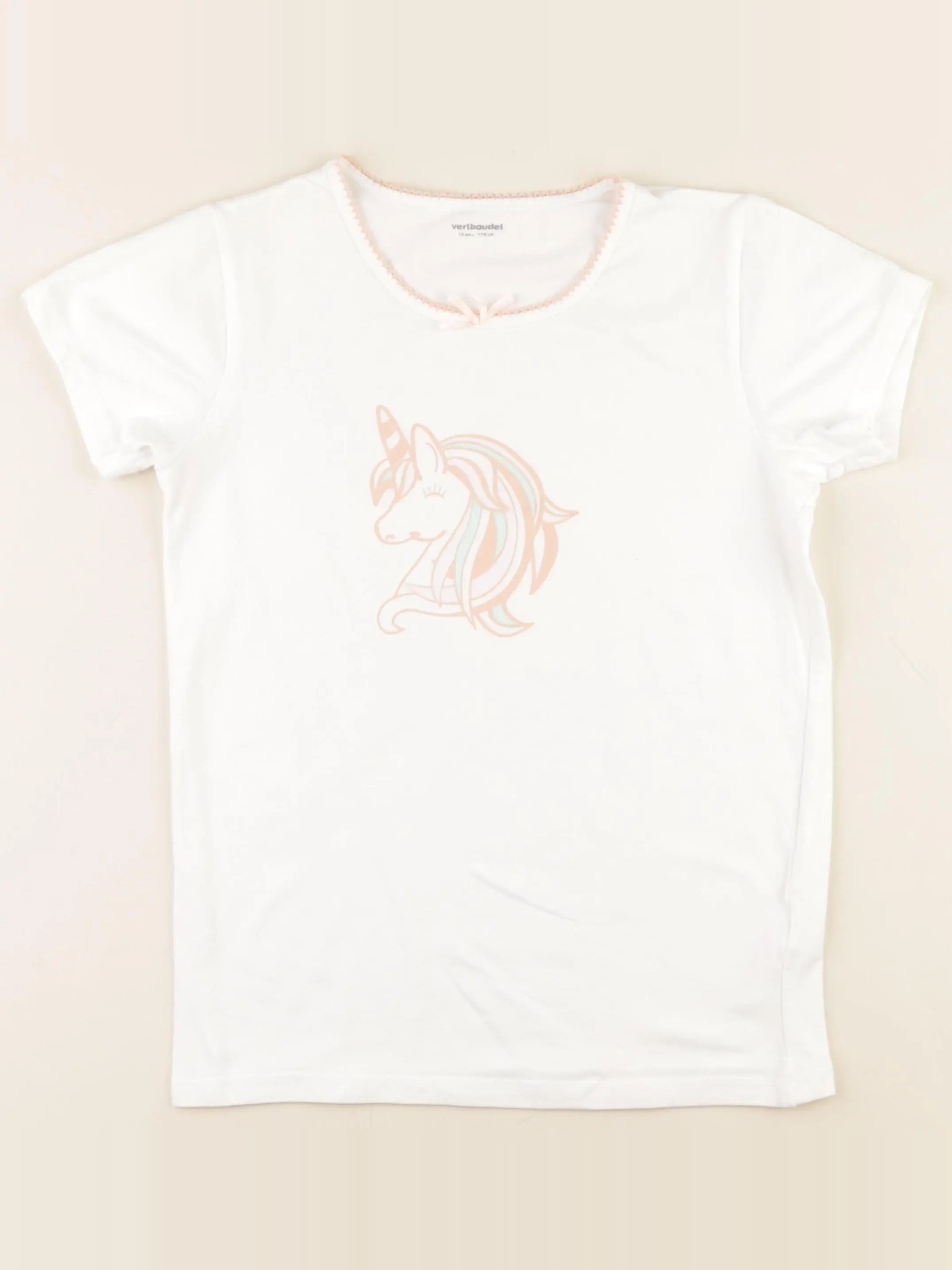 Vertbaudet - maillot de corps blanc - 12 ans