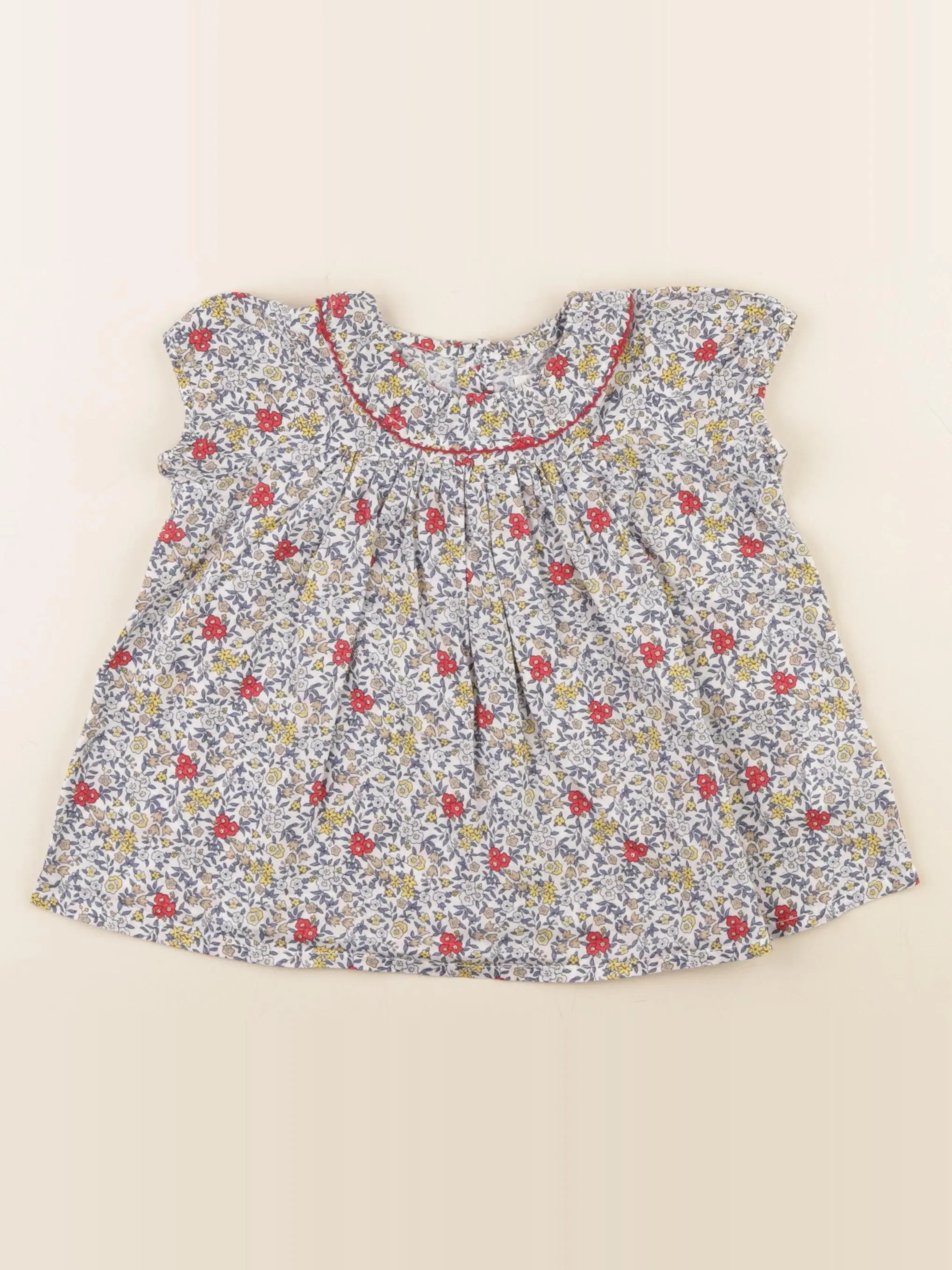 Boutchou - blouse bleu - 24 mois