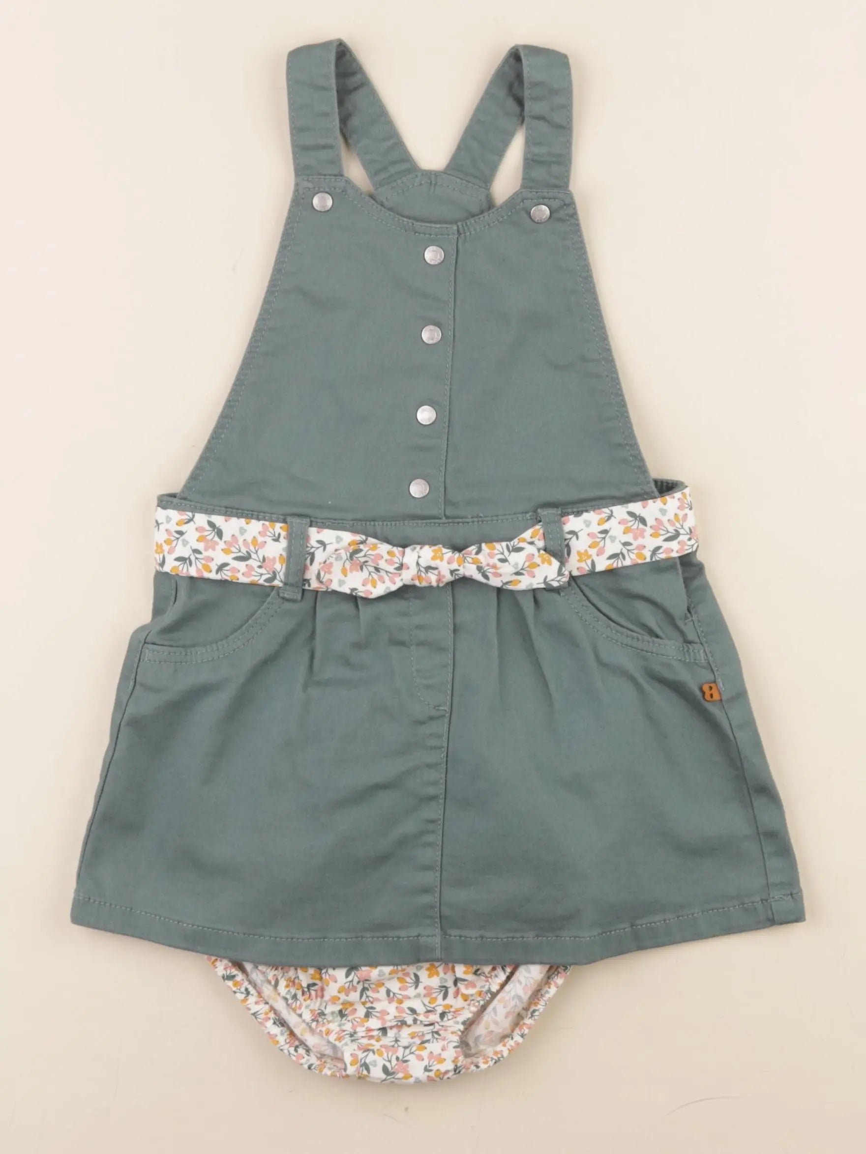 Obaïbi - robe vert - 24 mois
