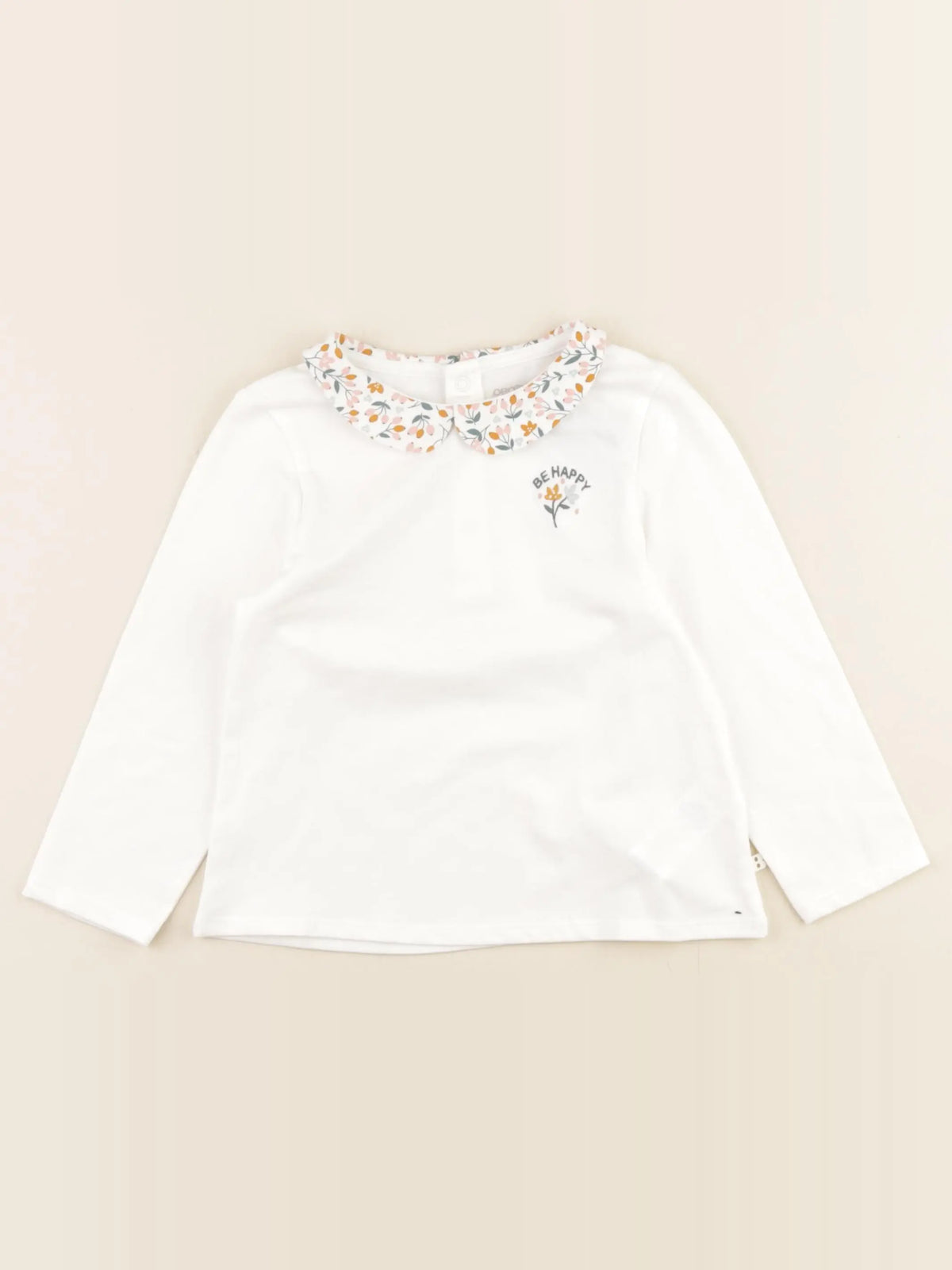 Obaïbi - tee-shirt blanc - 24 mois