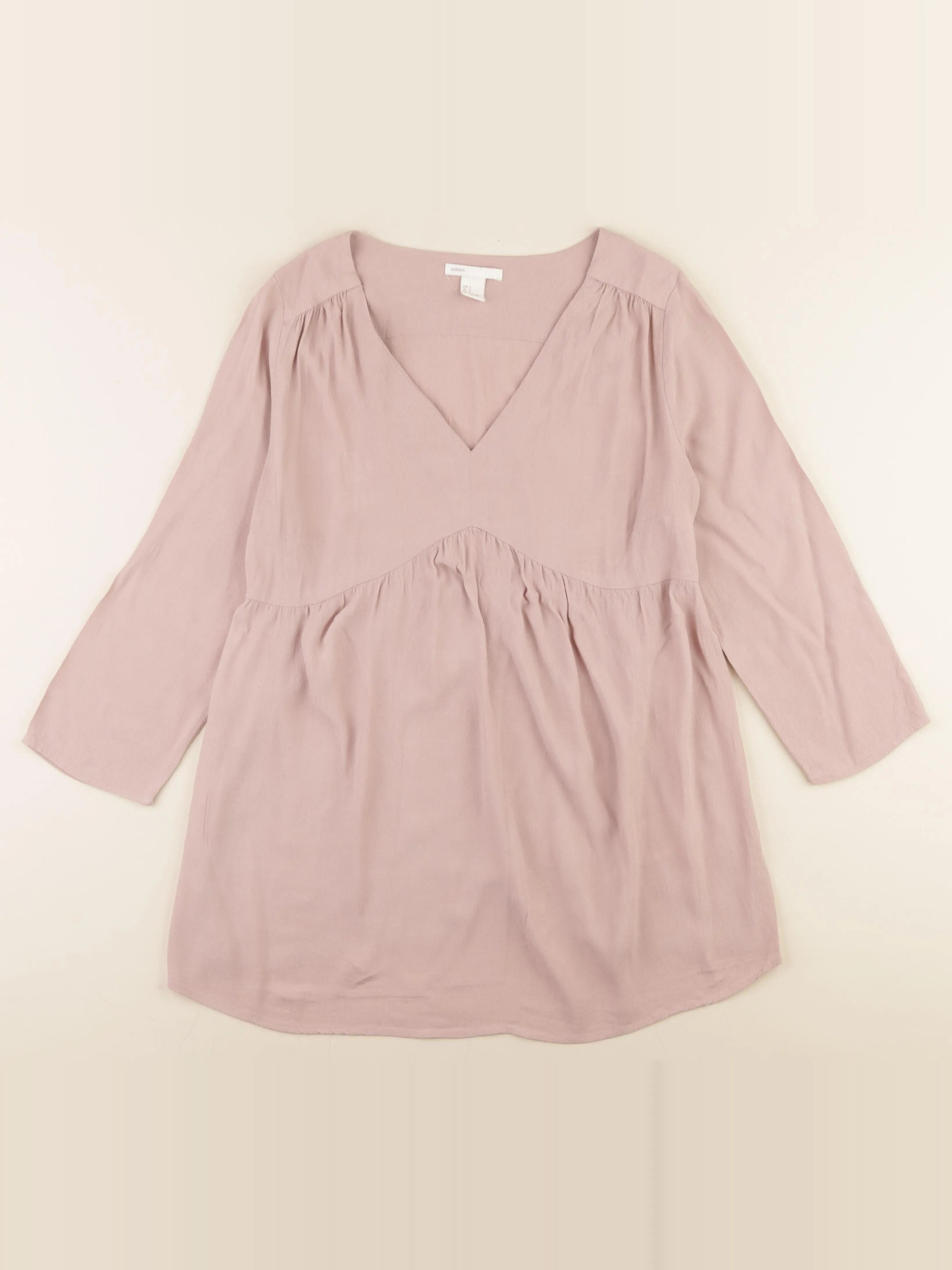 H&M - blouse grossesse rose - s