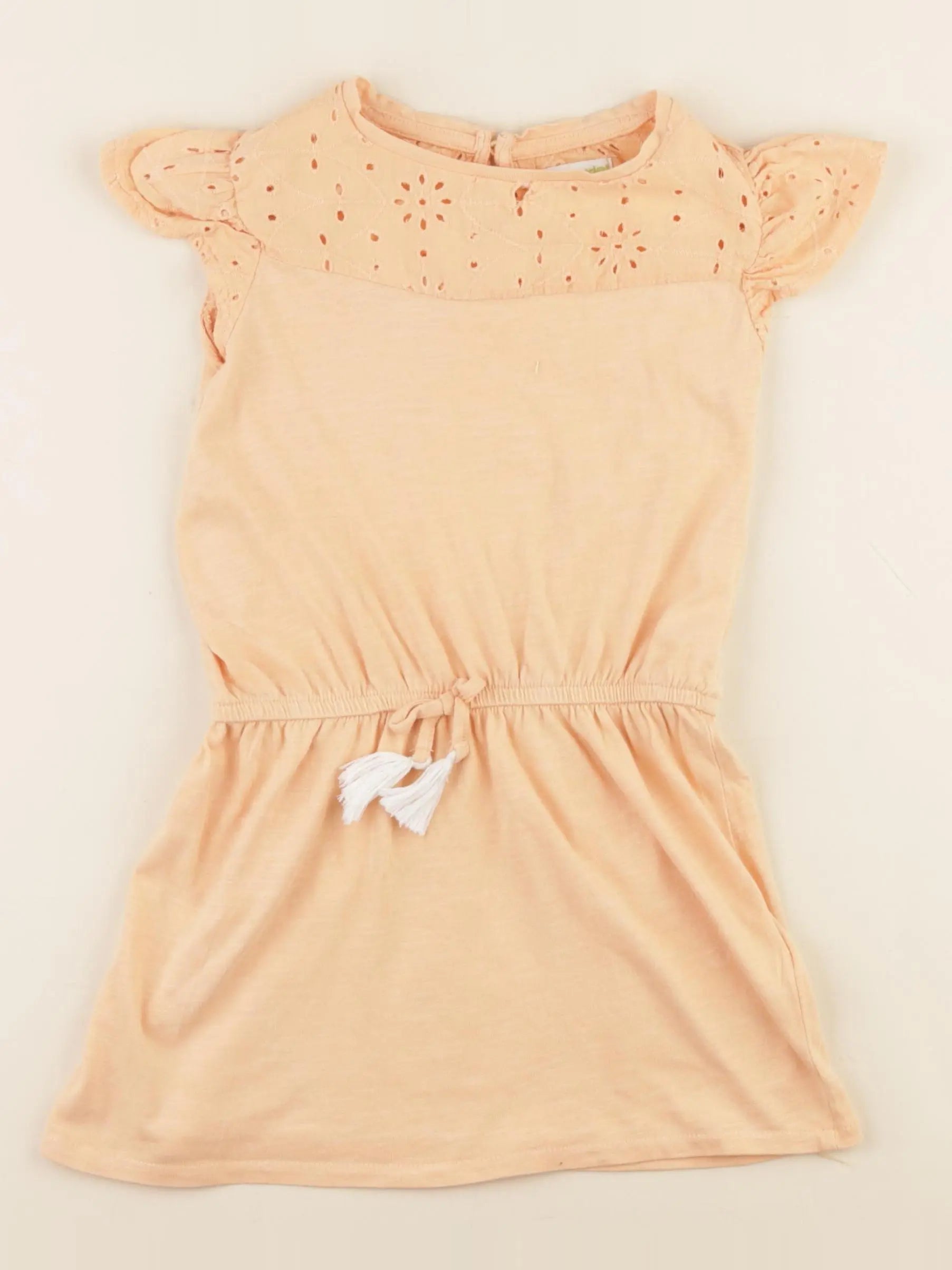 Vertbaudet - robe orange - 4 ans