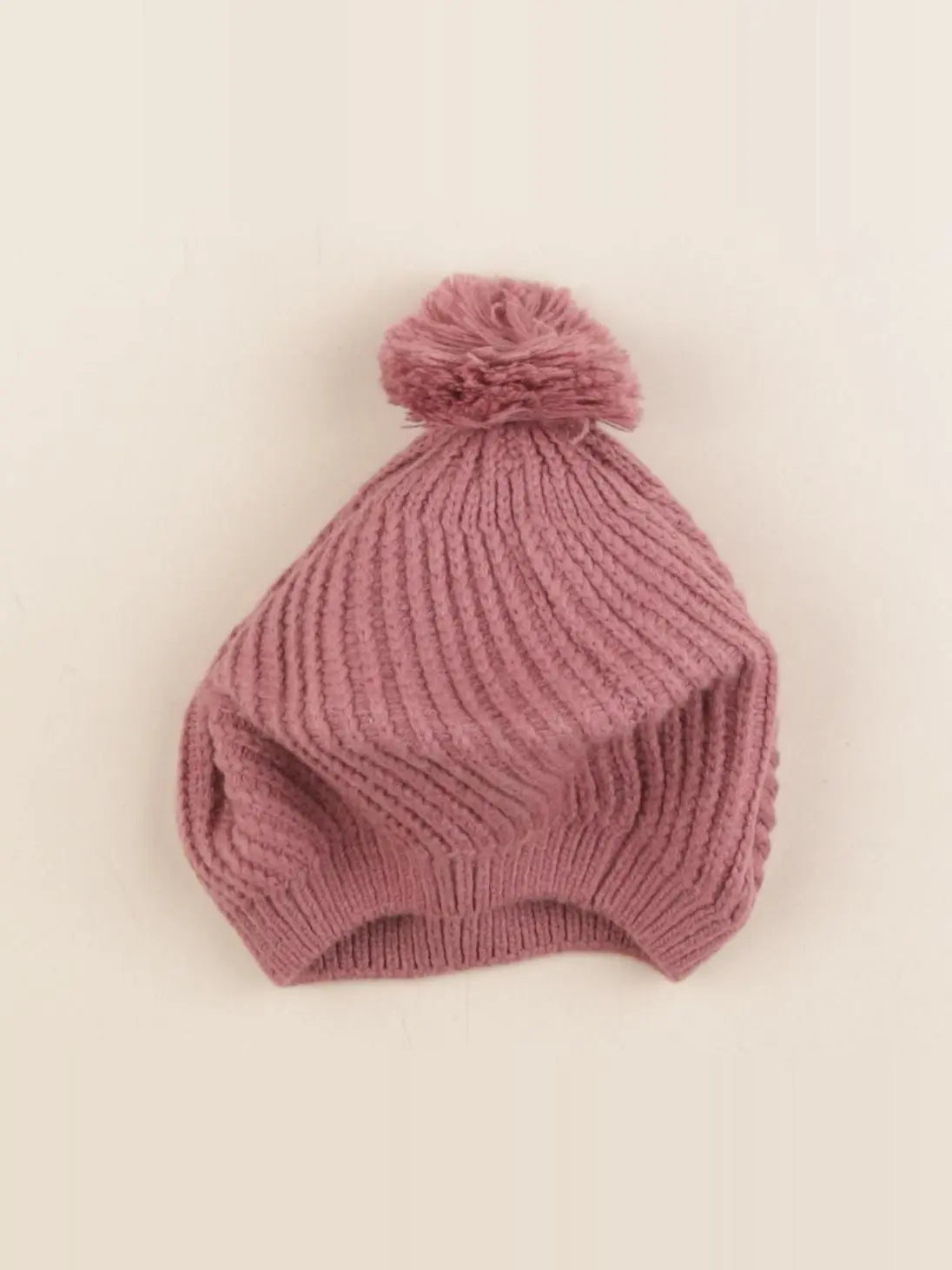 Uniqlo - bonnet rose - 7 ans