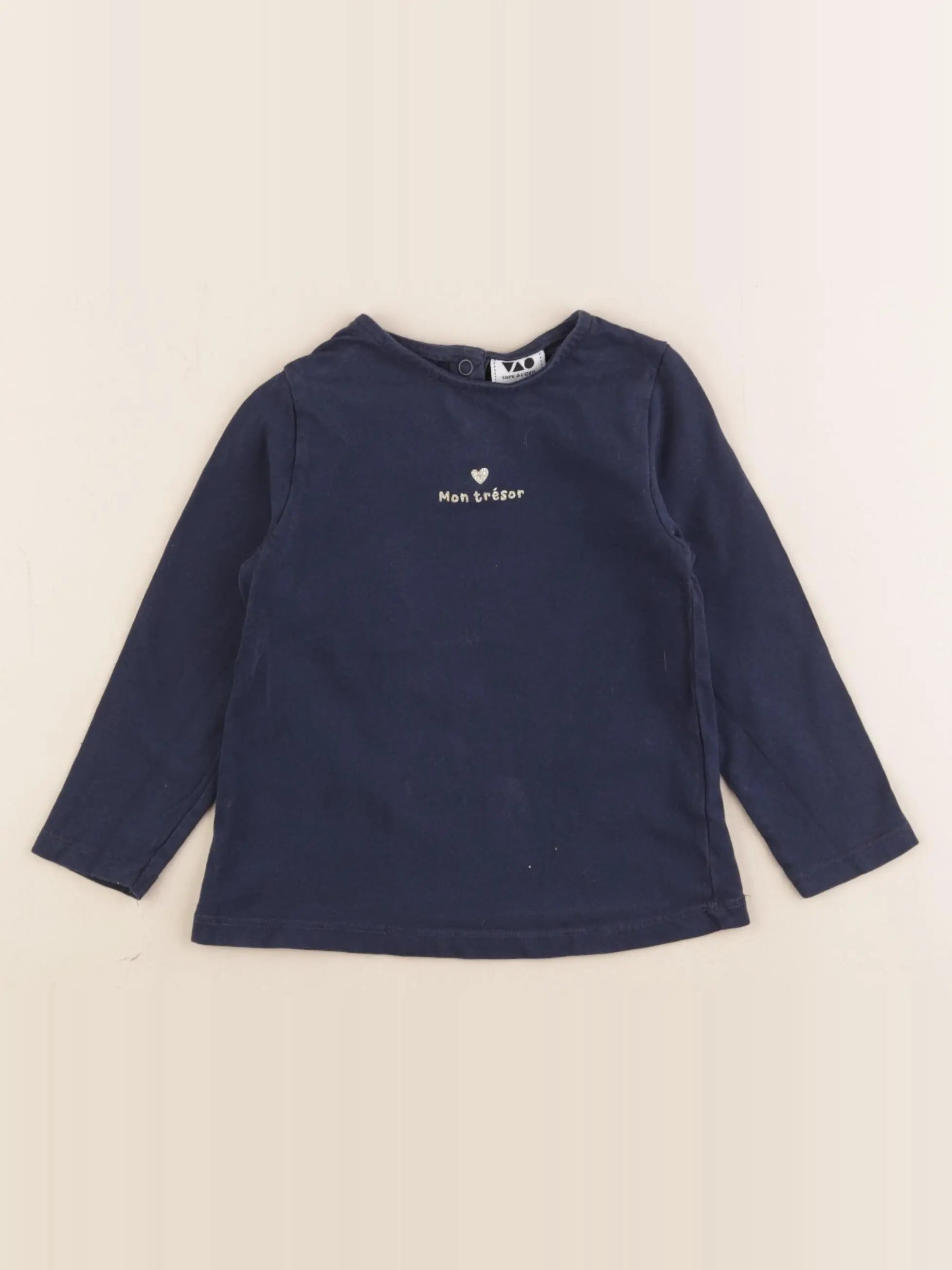 Tape à l'oeil - tee-shirt bleu - 24 mois