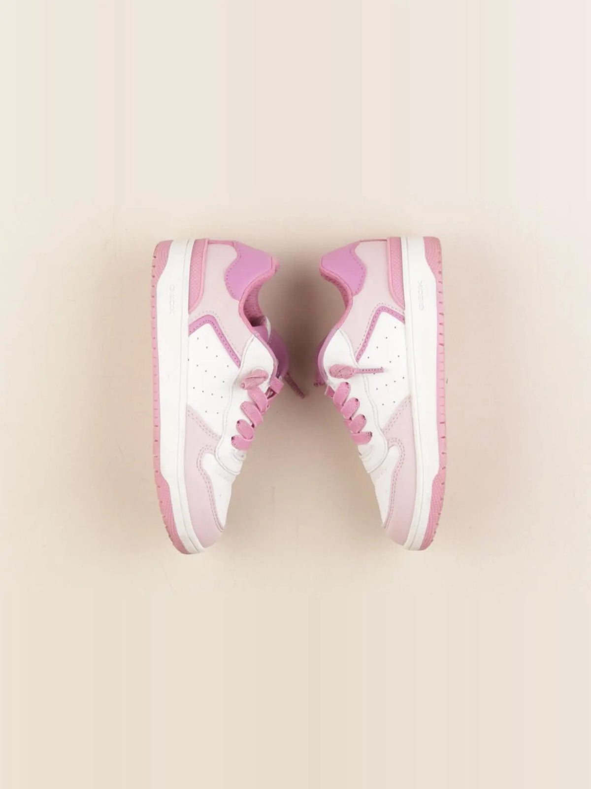 Geox - baskets blanc, rose - pointure 30