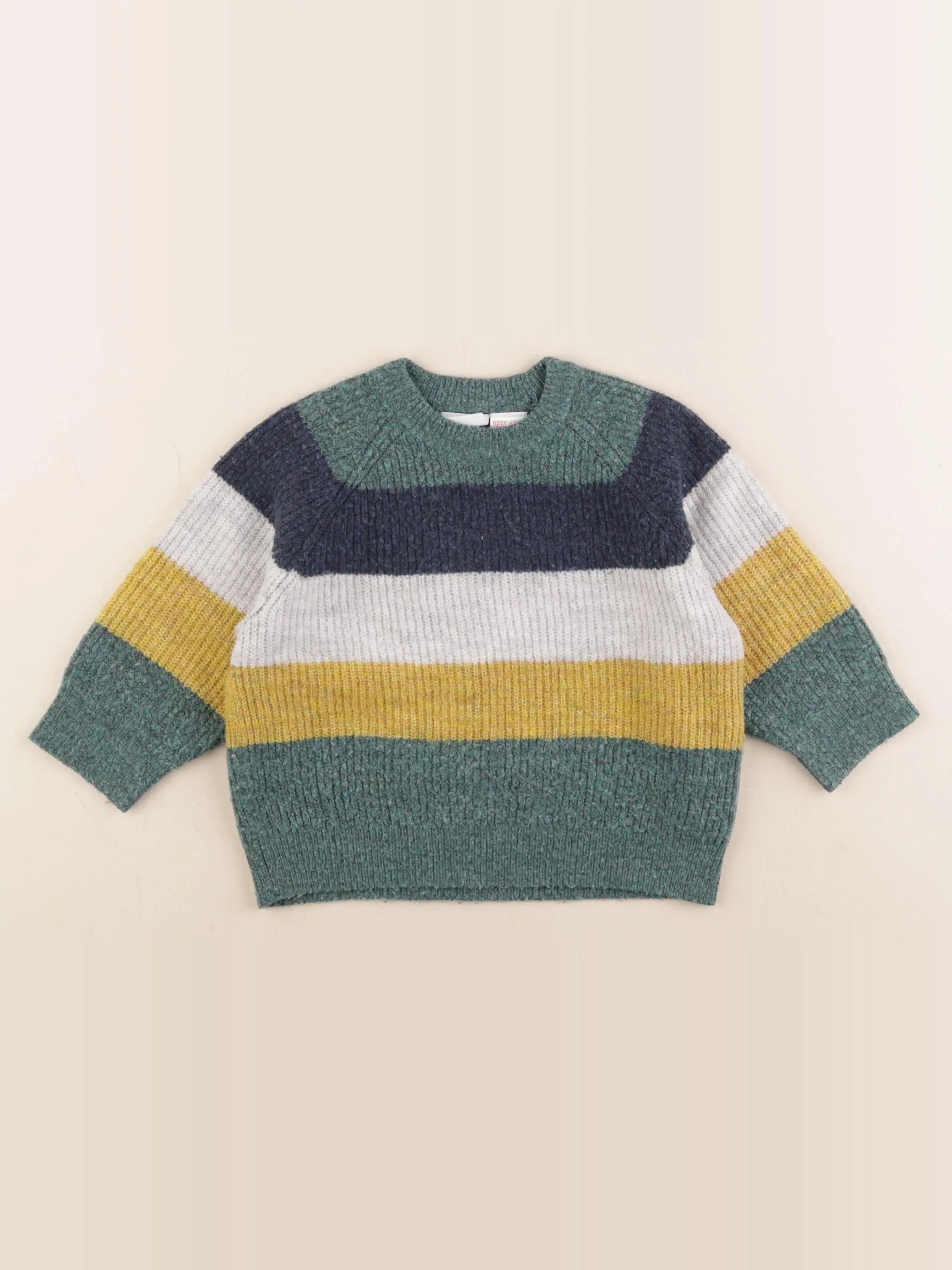 Zara - pull vert - 9/12 mois