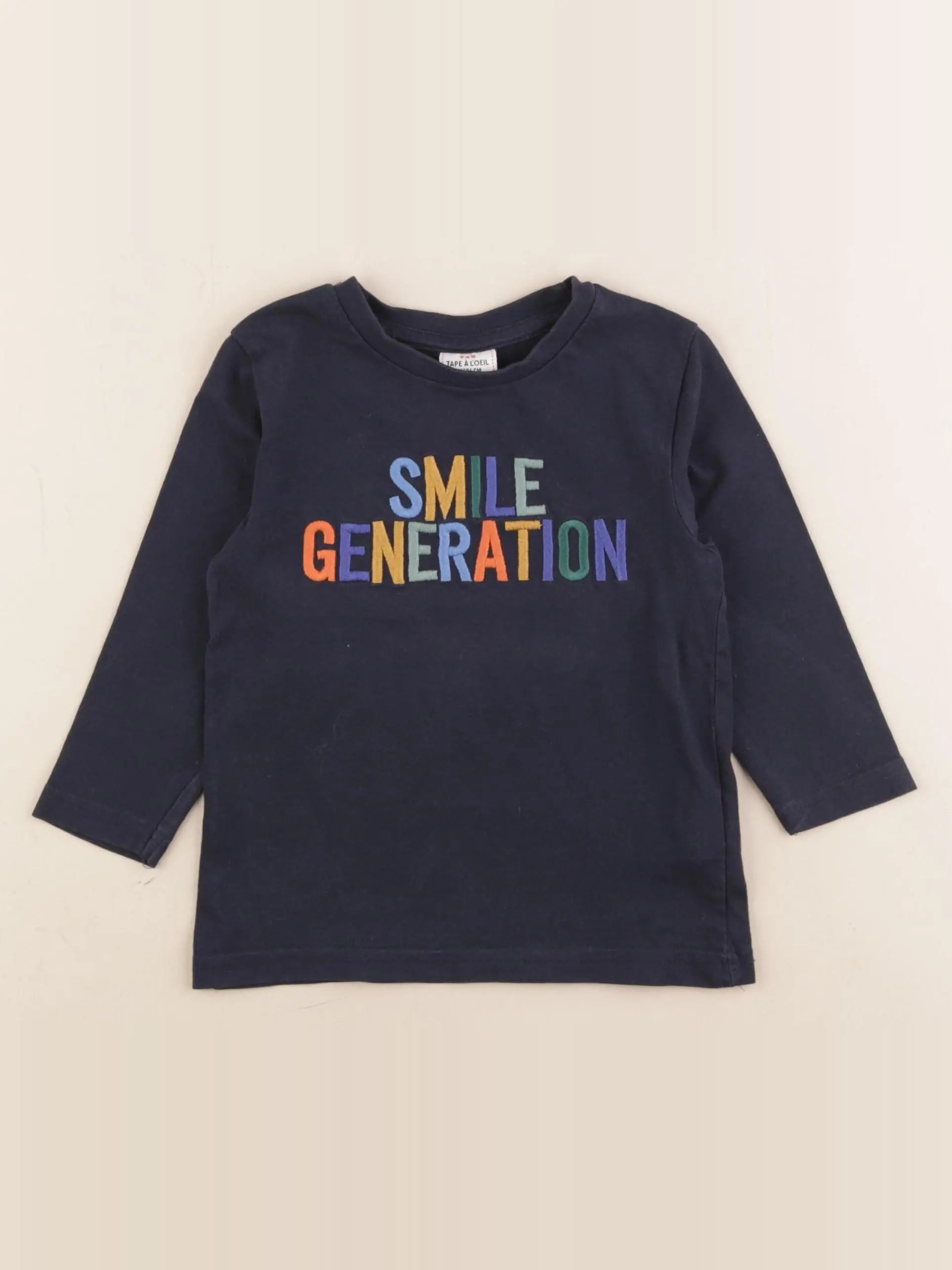 Tape à l'oeil - tee-shirt bleu - 2 ans