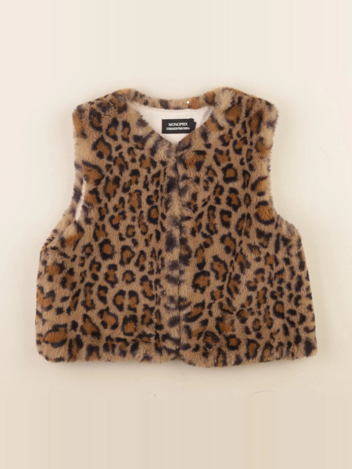 Monoprix - gilet multicolore - 8 ans