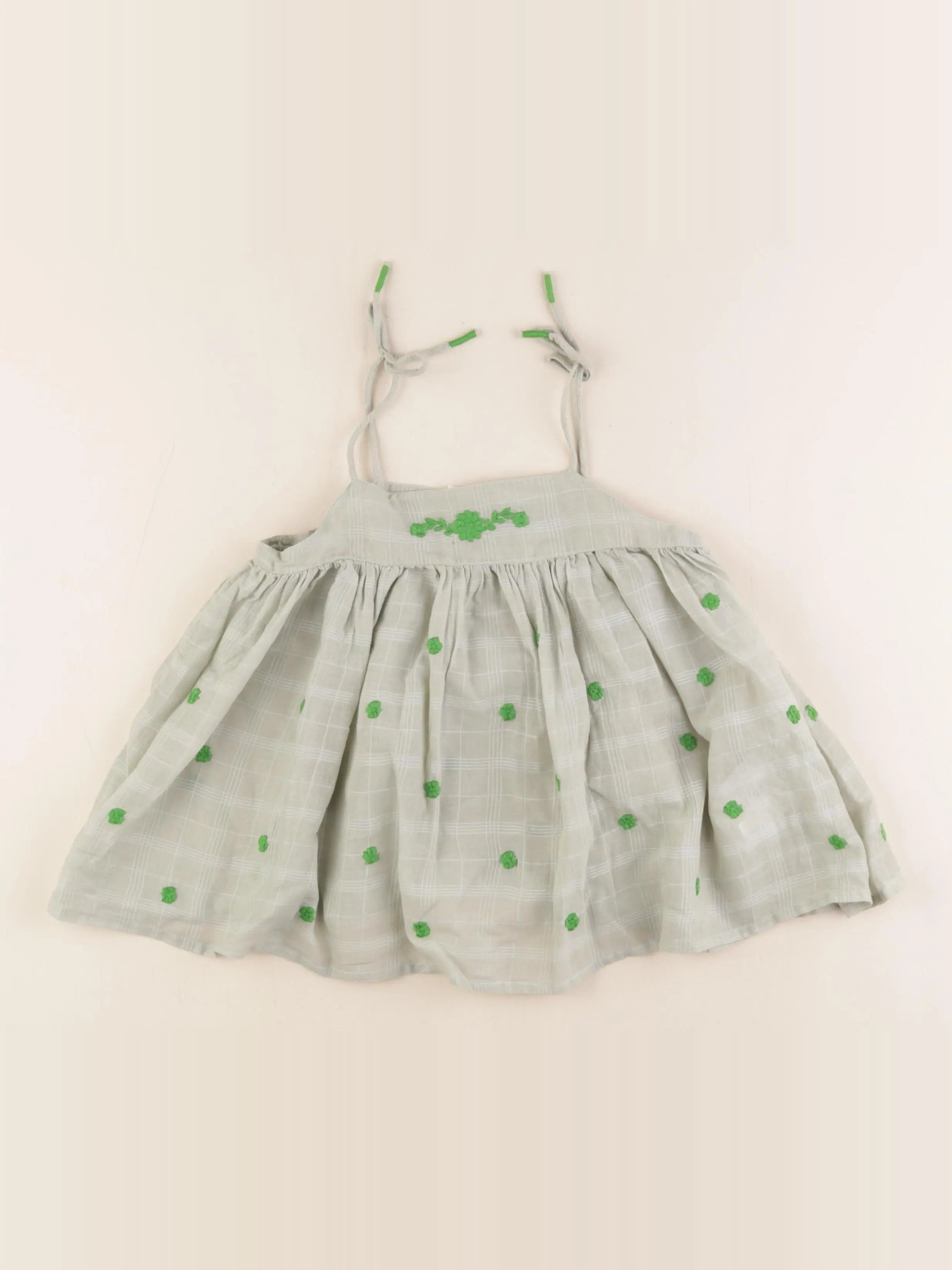 Monoprix - blouse vert - 6 ans