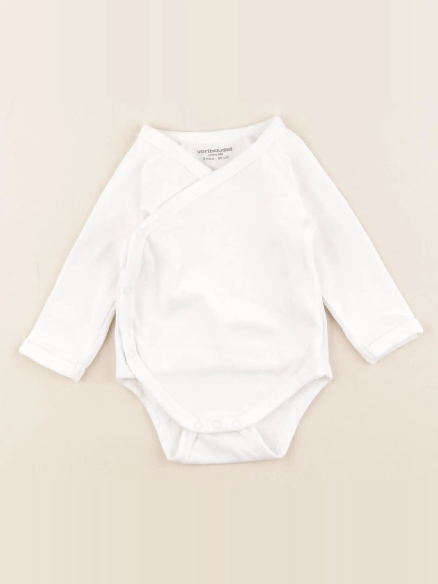 Vertbaudet - body blanc - 3 mois