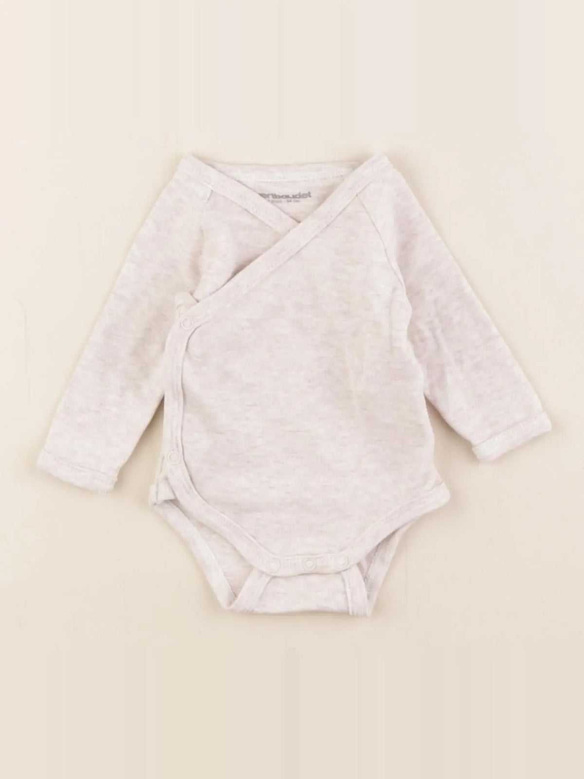 Vertbaudet - body beige - 1 mois