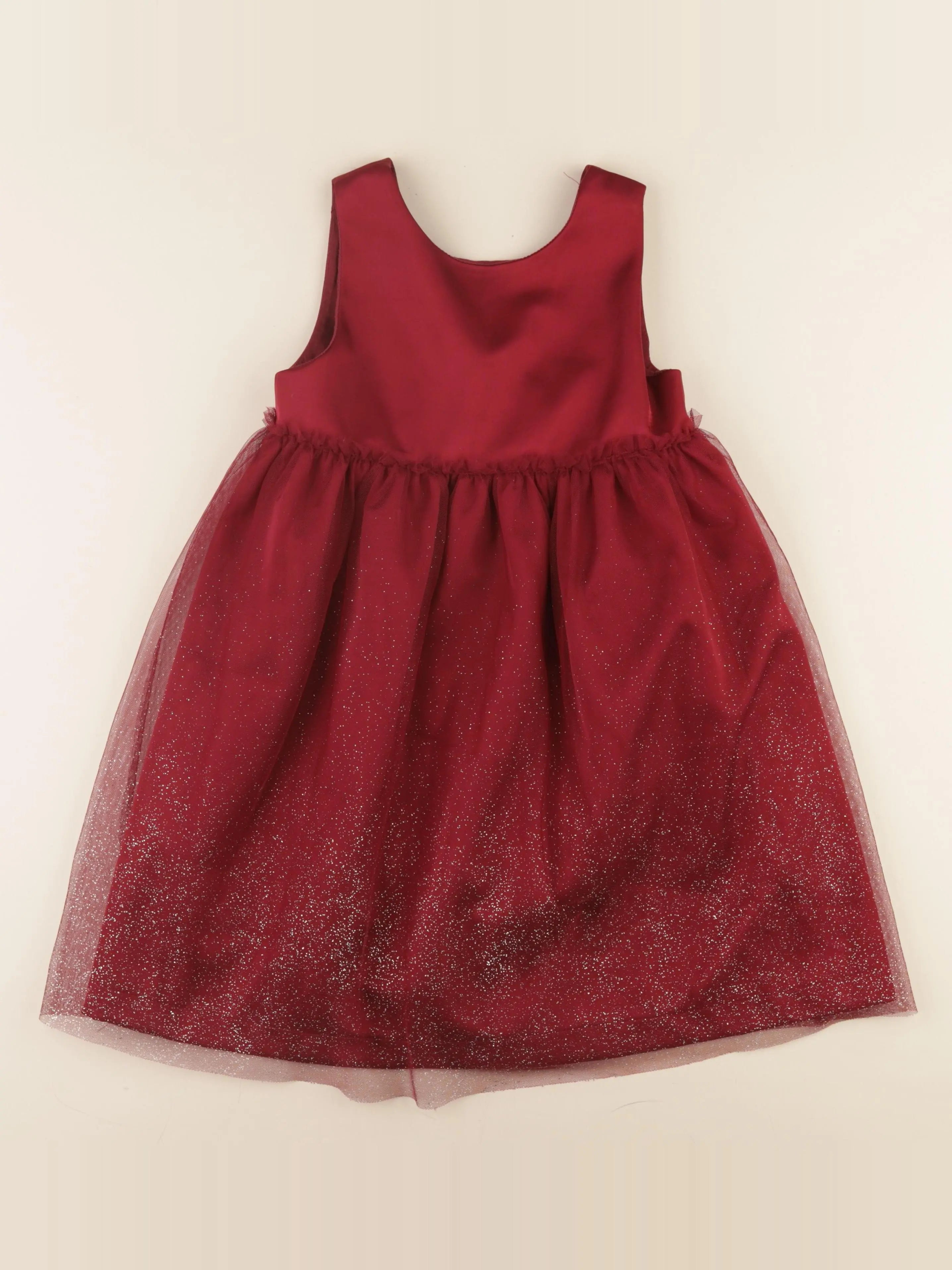 Vertbaudet - robe rouge - 9 ans
