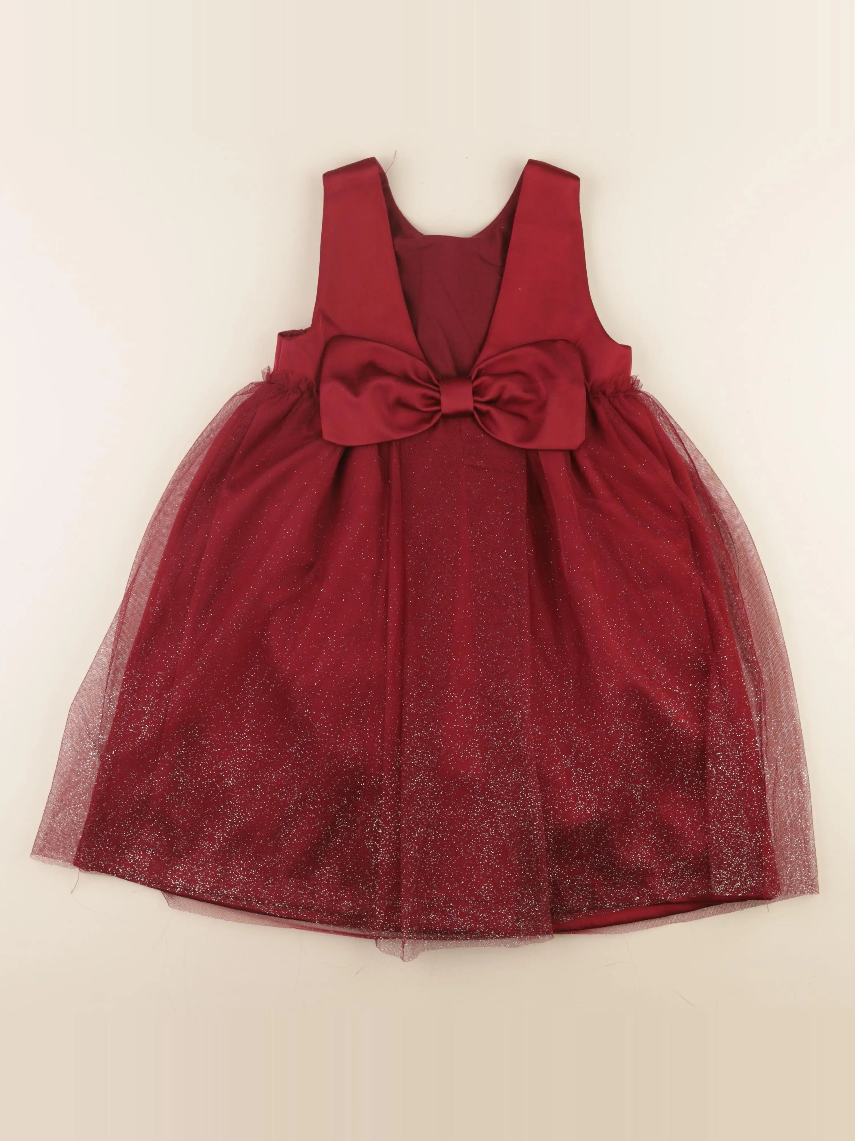 Vertbaudet - robe rouge - 9 ans
