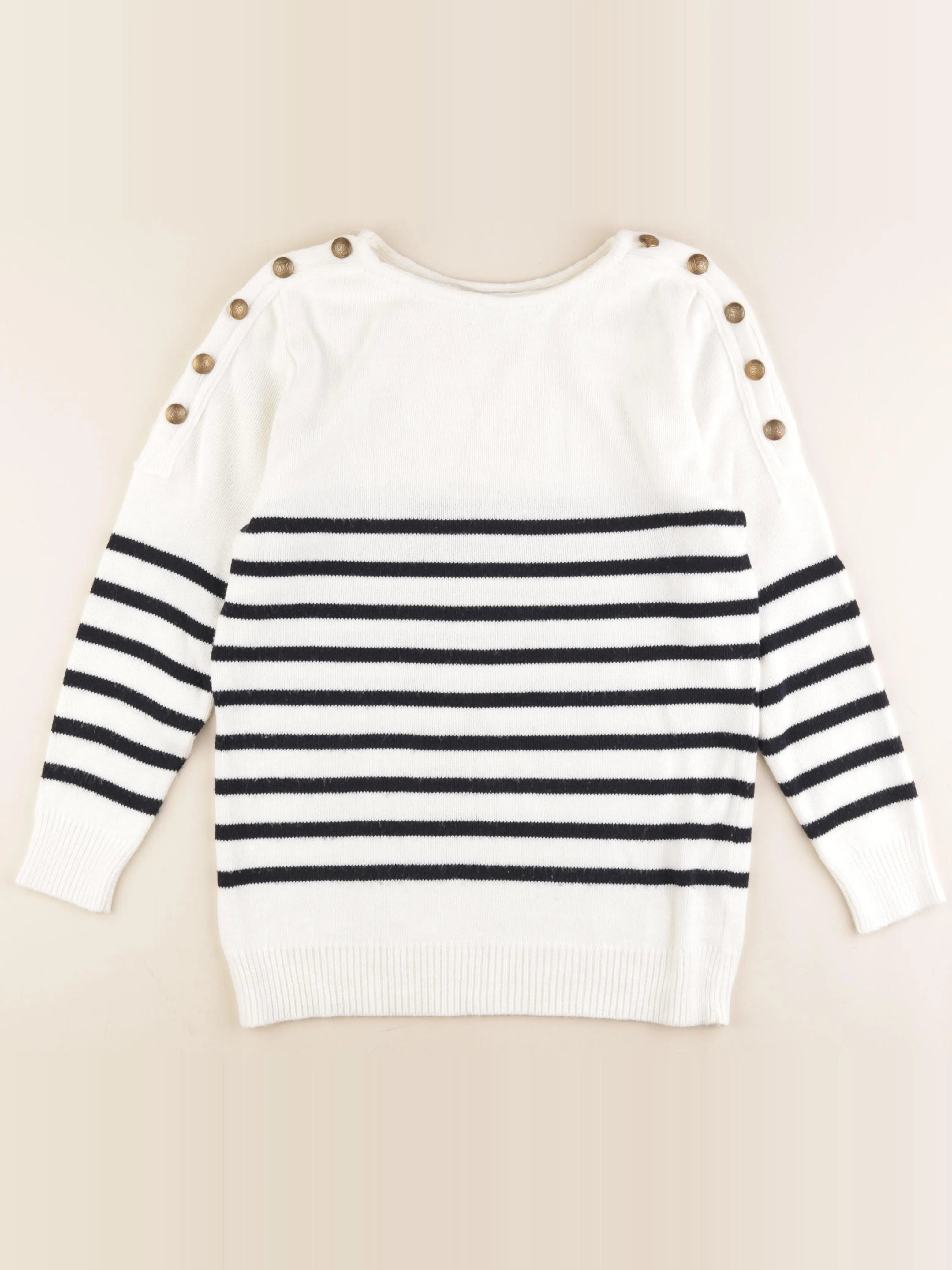 Envie de fraise - pull grossesse blanc - s