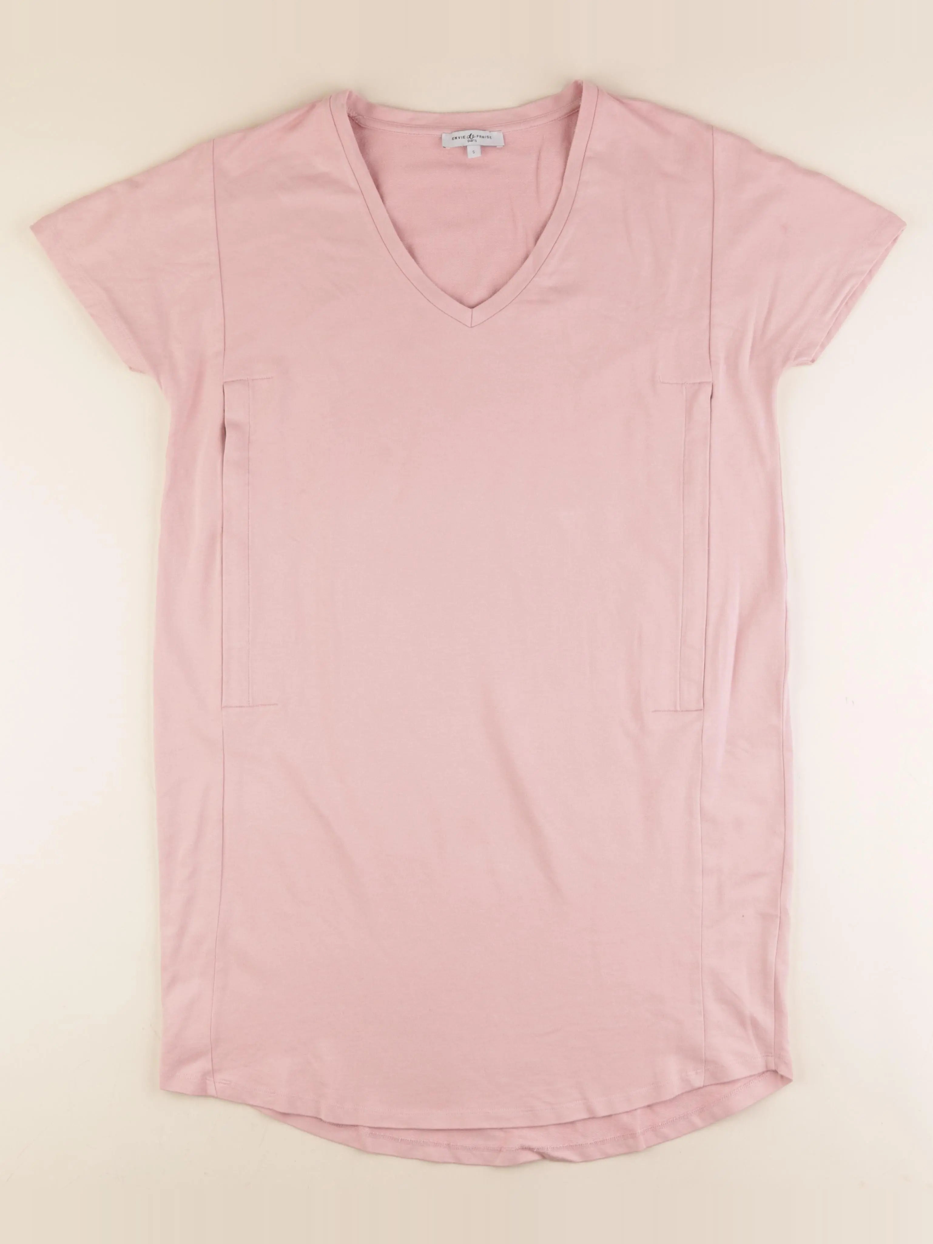 Envie de fraise - tee-shirt allaitement, grossesse rose - s