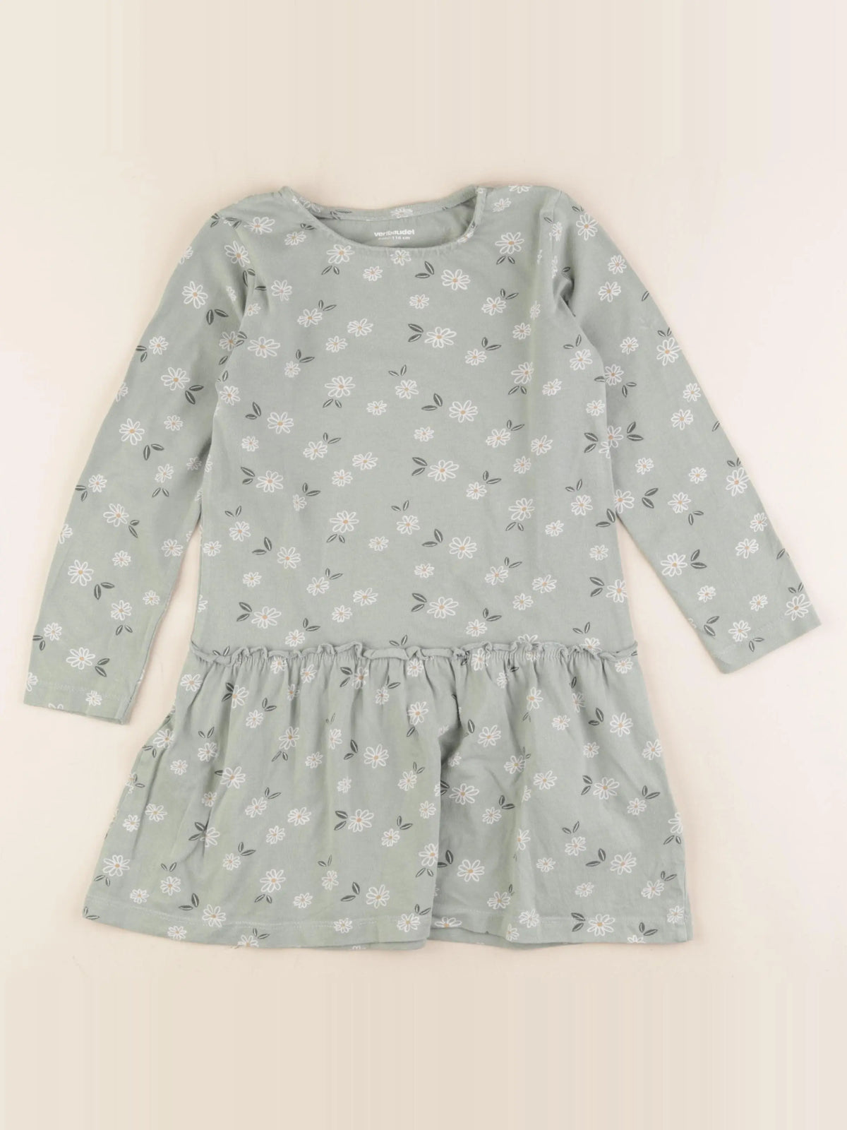 Vertbaudet - robe vert - 6 ans