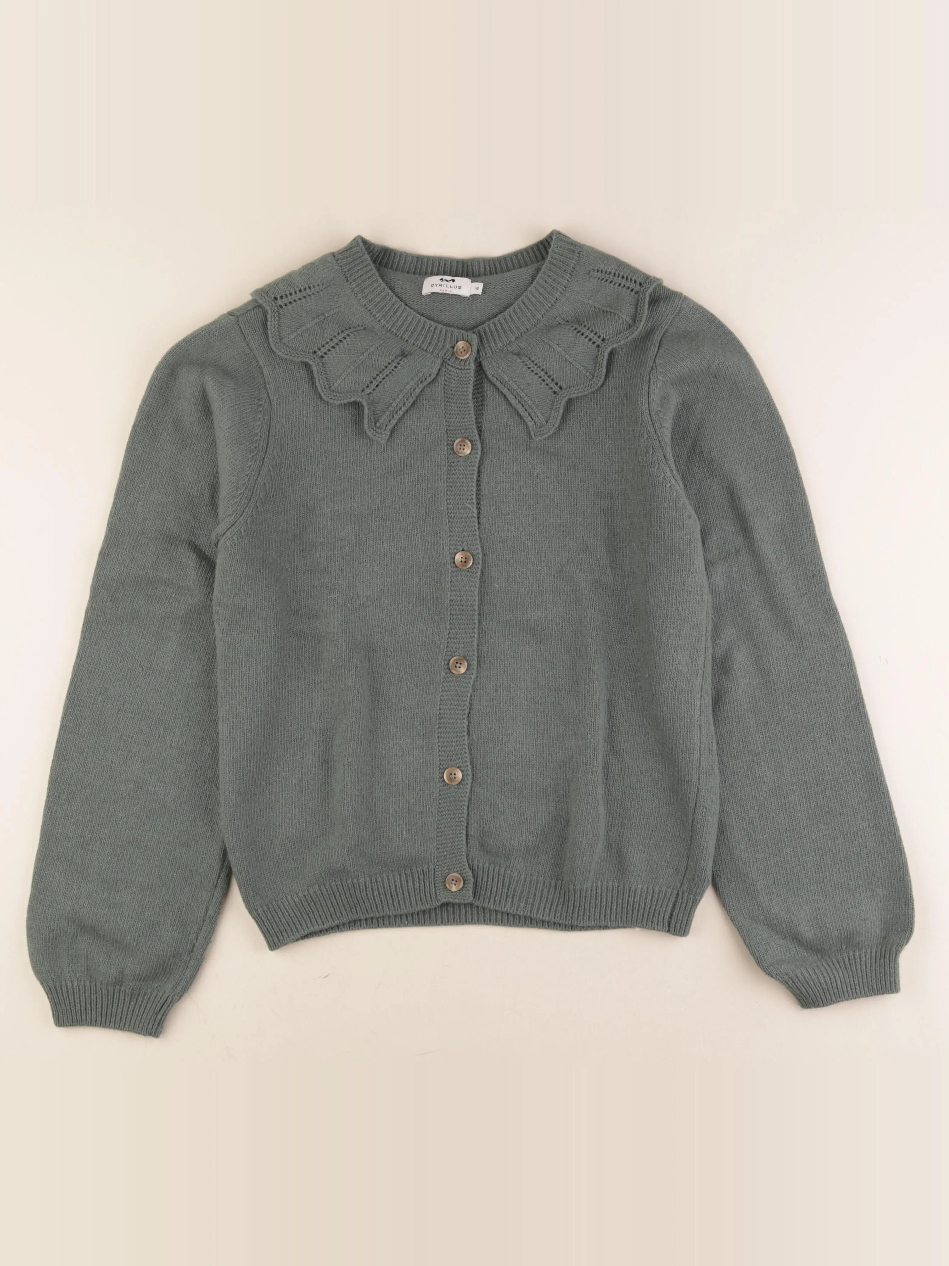 Cyrillus - gilet vert - 16 ans