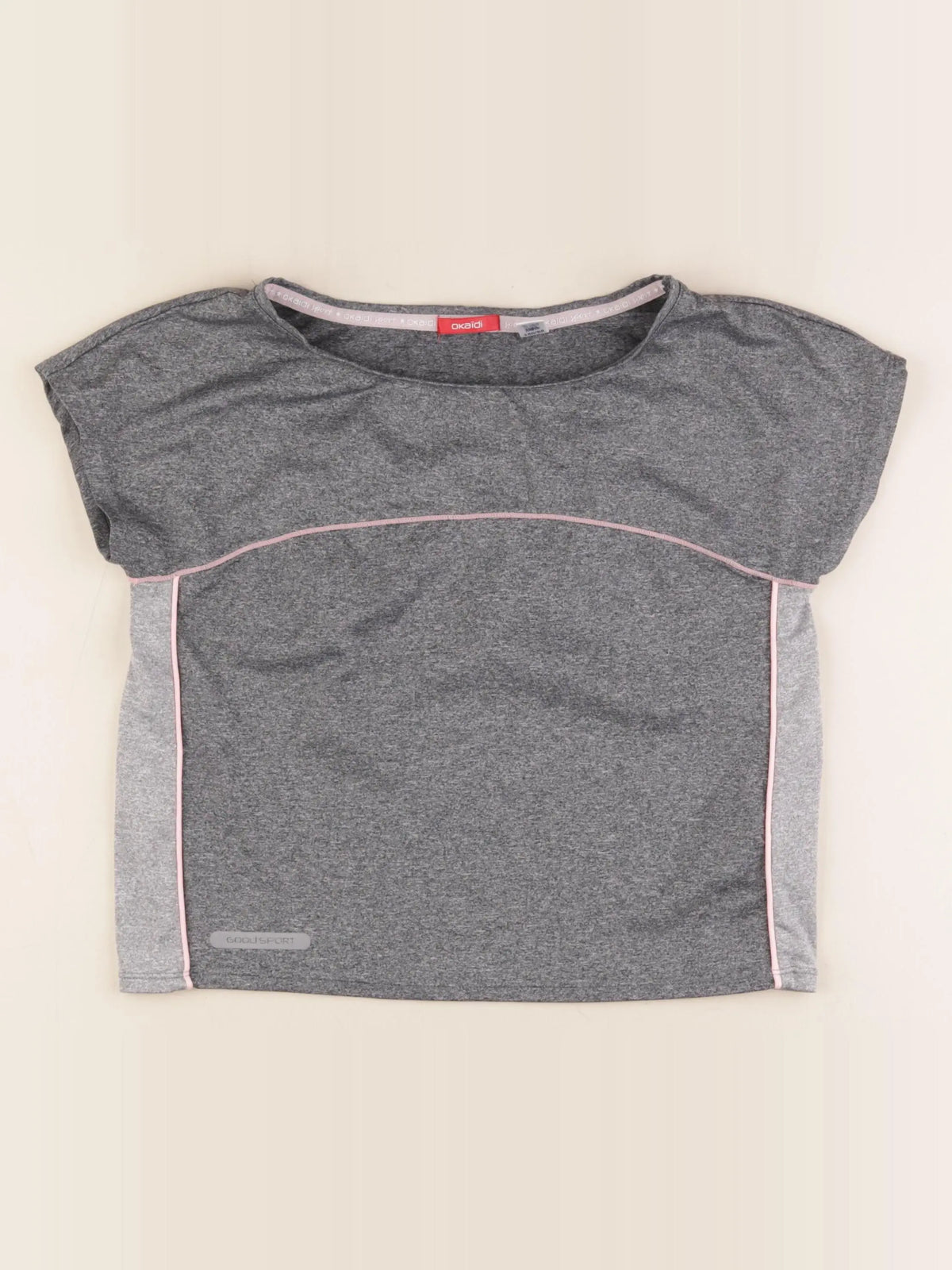 Okaidi - tee-shirt gris - 12 ans