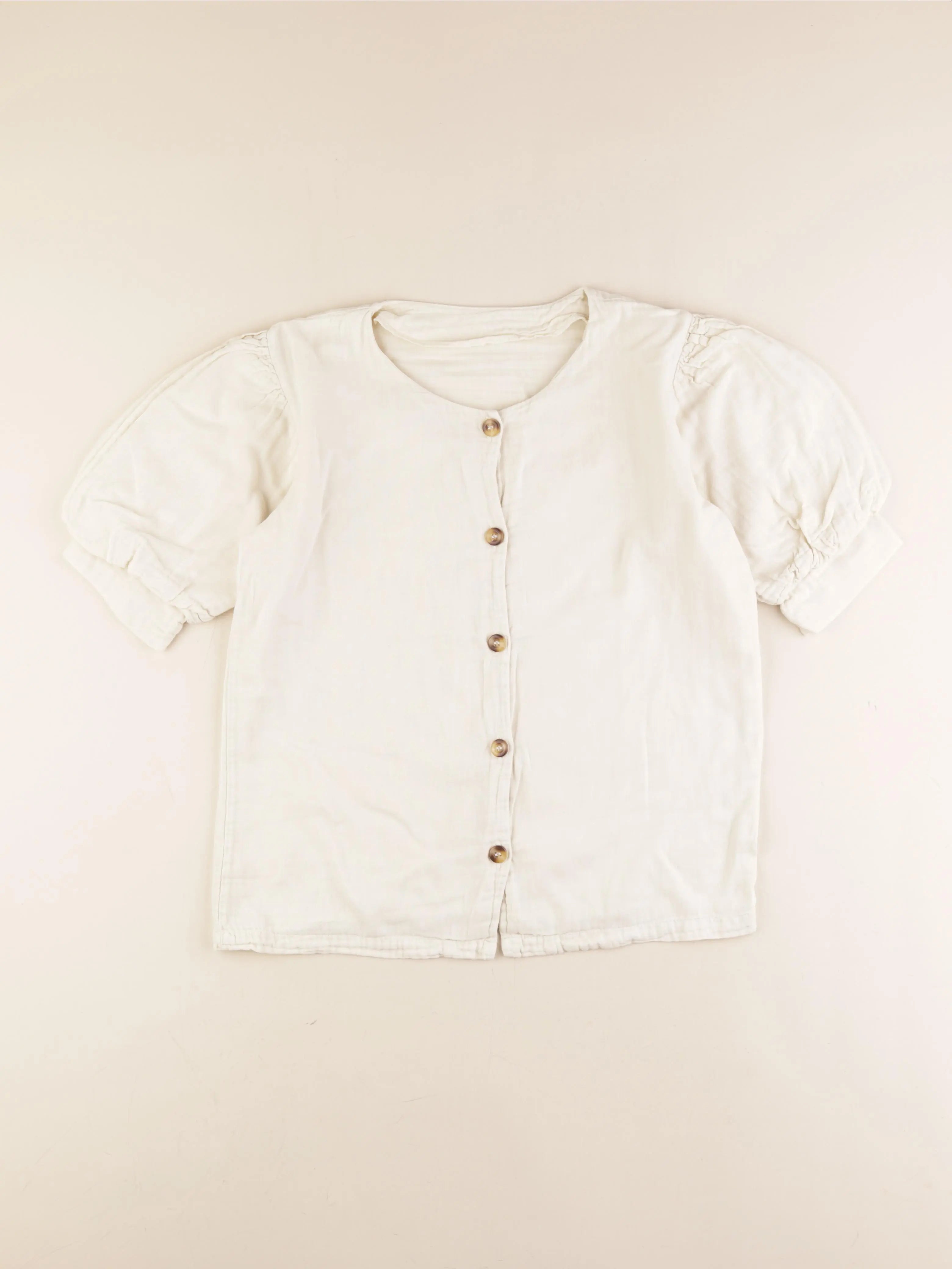 Poudre Organic - blouse beige - 14 ans