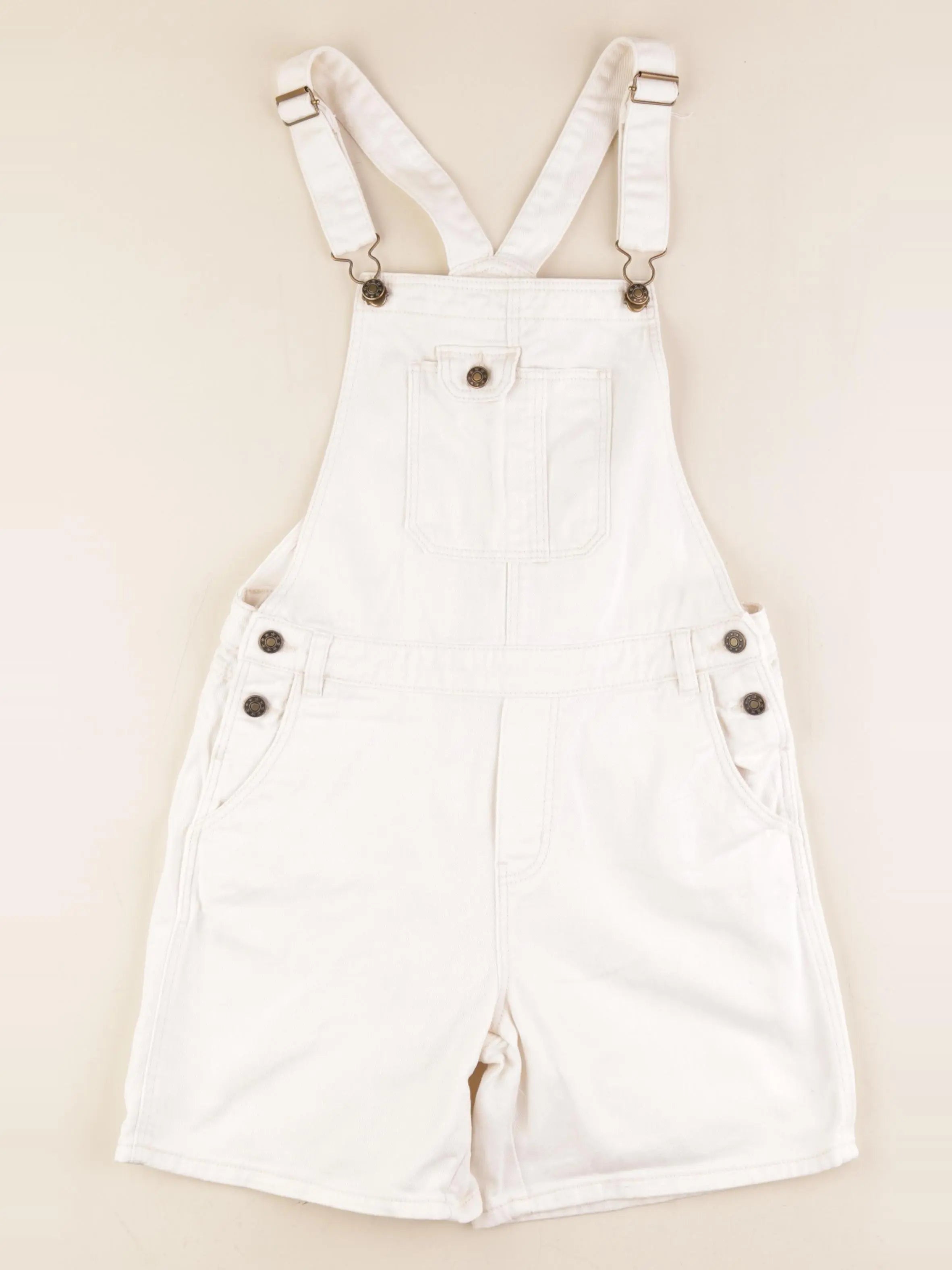 Monoprix - salopette blanc - 12 ans