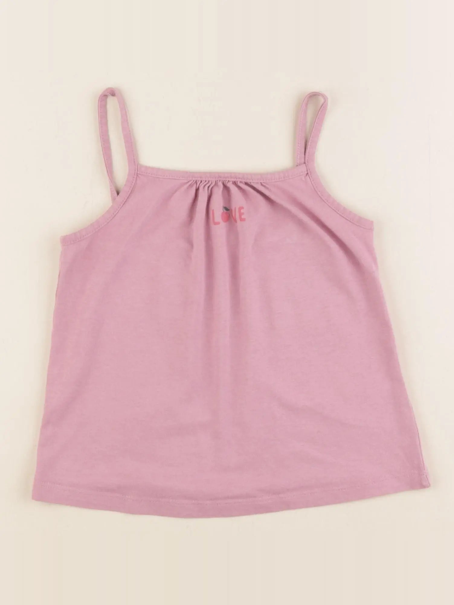 Vertbaudet - débardeur rose - 4 ans