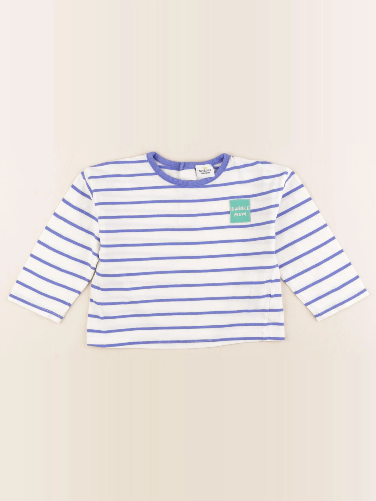 Tape à l'oeil - tee-shirt blanc, bleu - 24 mois