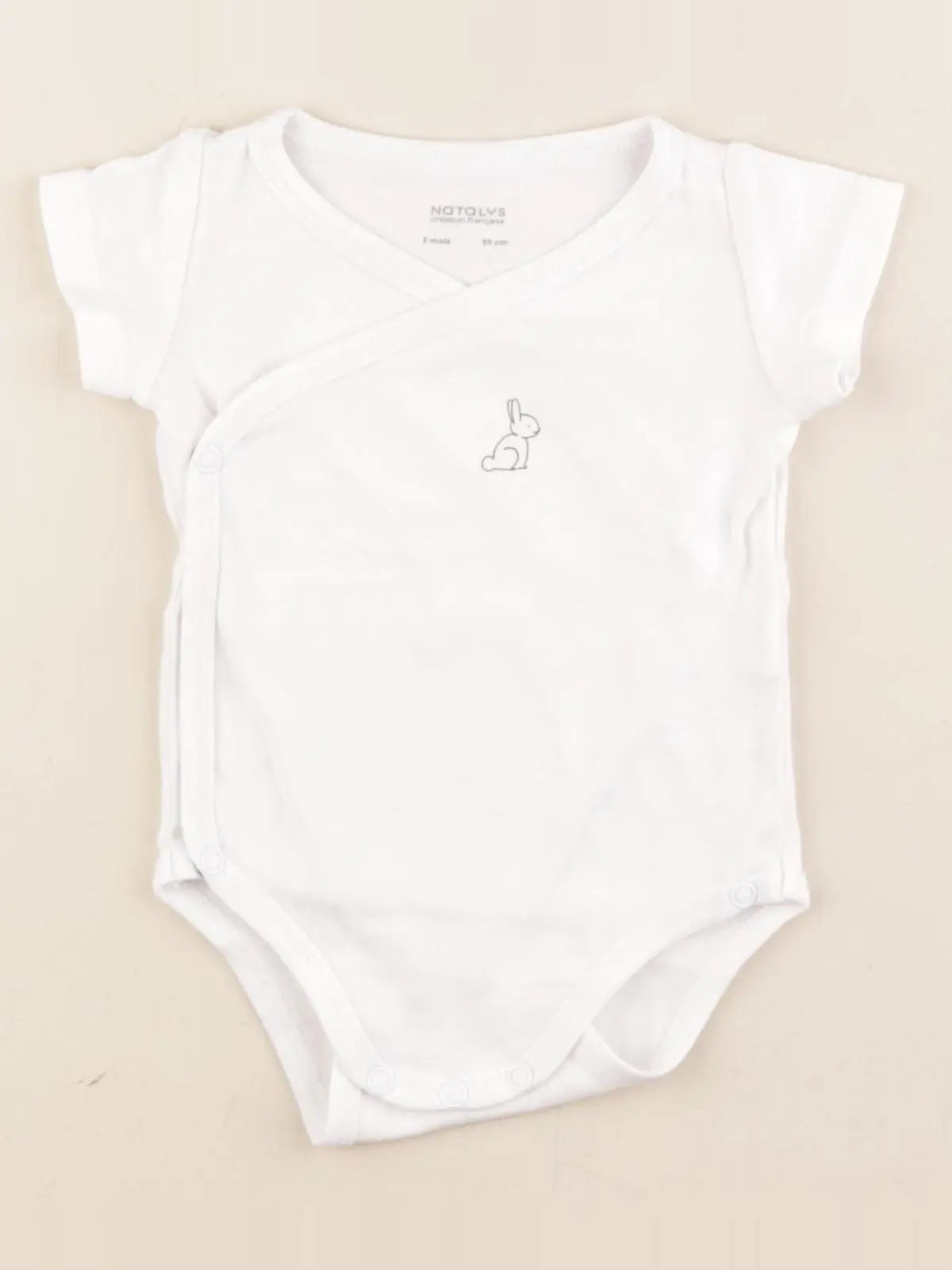 Natalys - body blanc - 3 mois