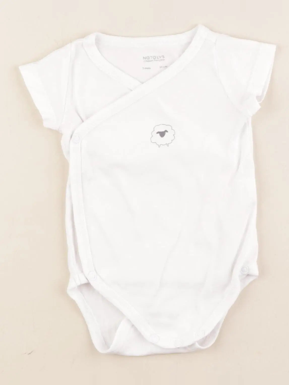 Natalys - body blanc - 3 mois