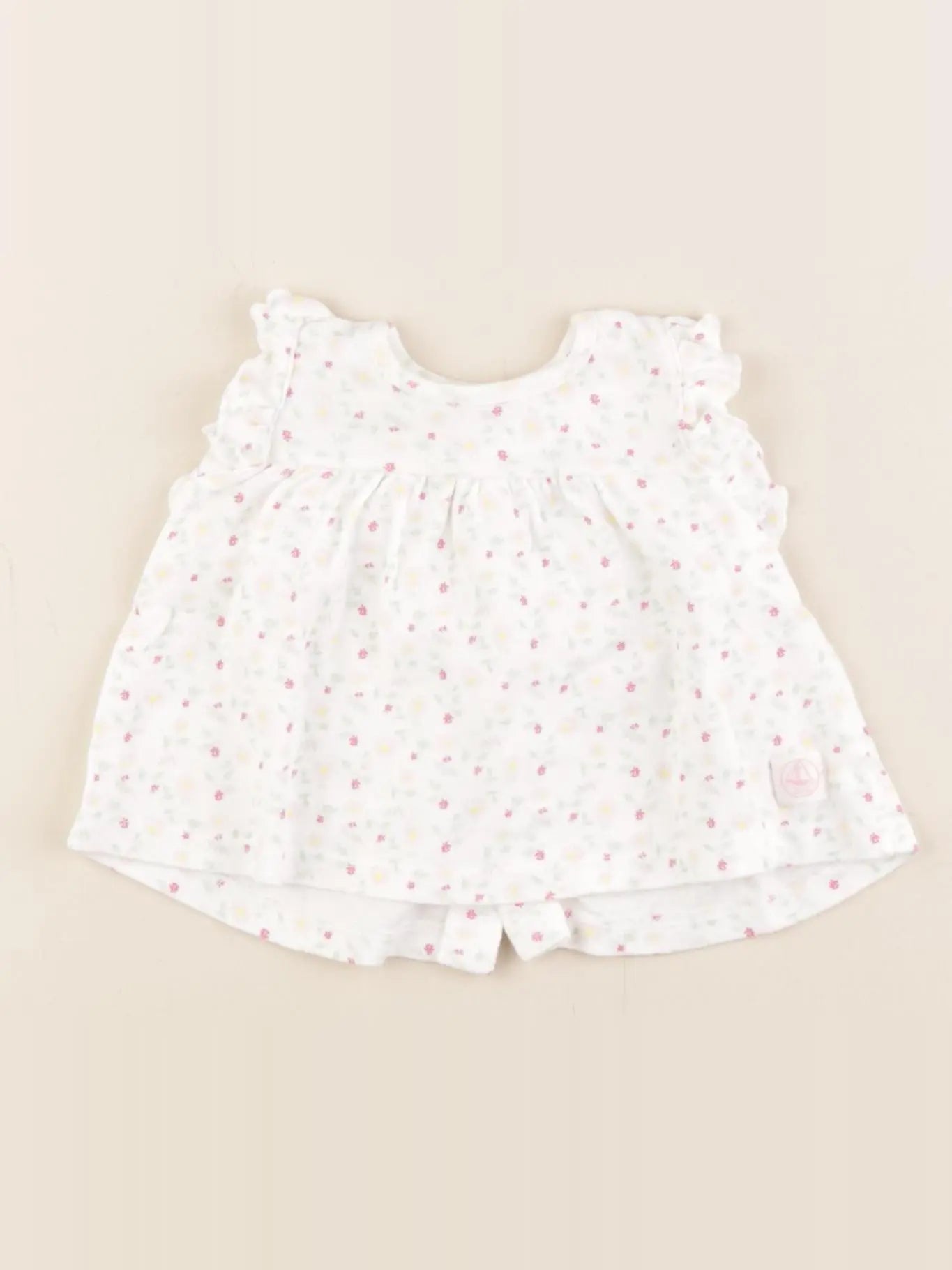 Petit Bateau - tee-shirt blanc - 1 mois