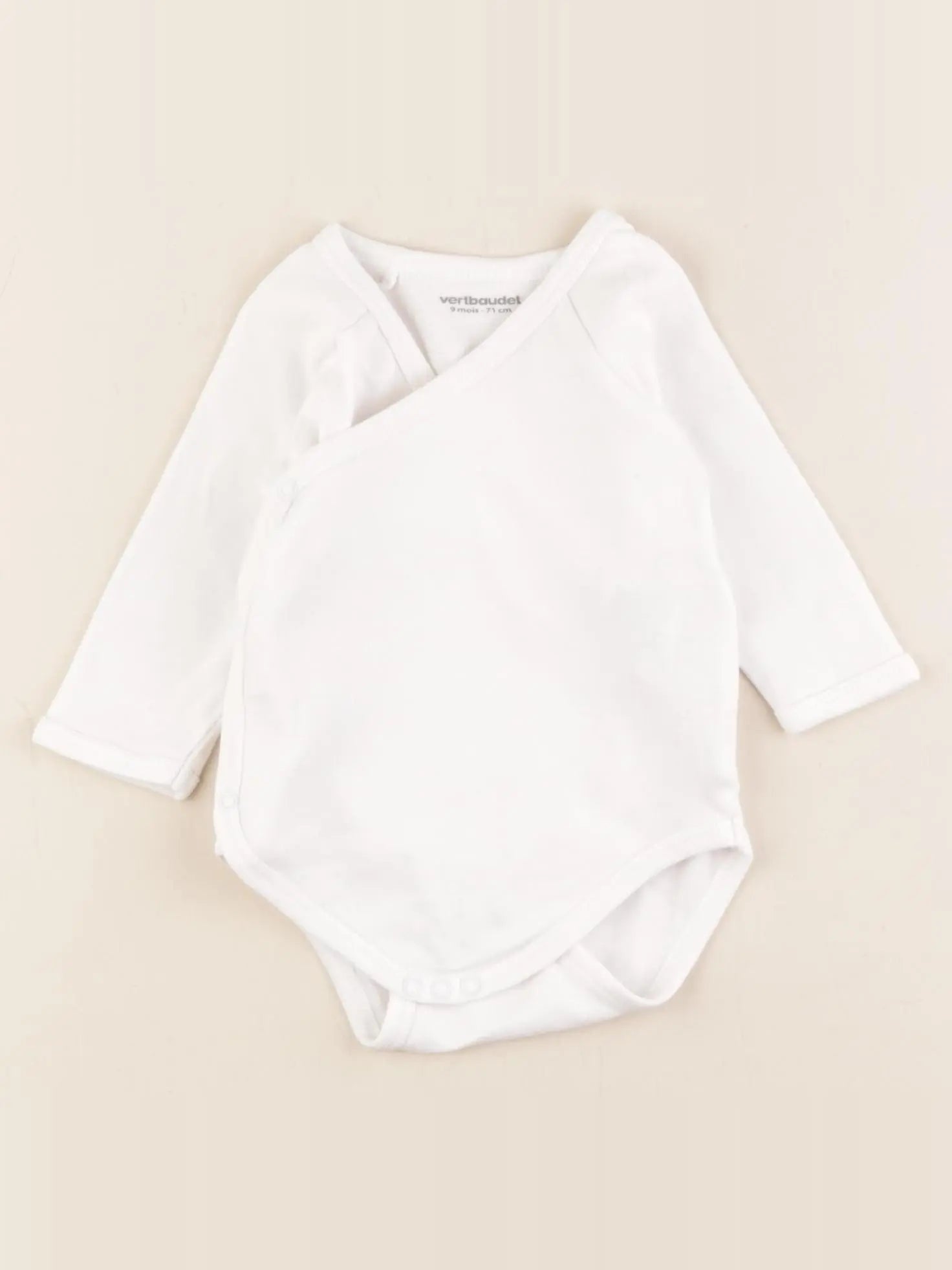 Vertbaudet - body blanc - 9 mois