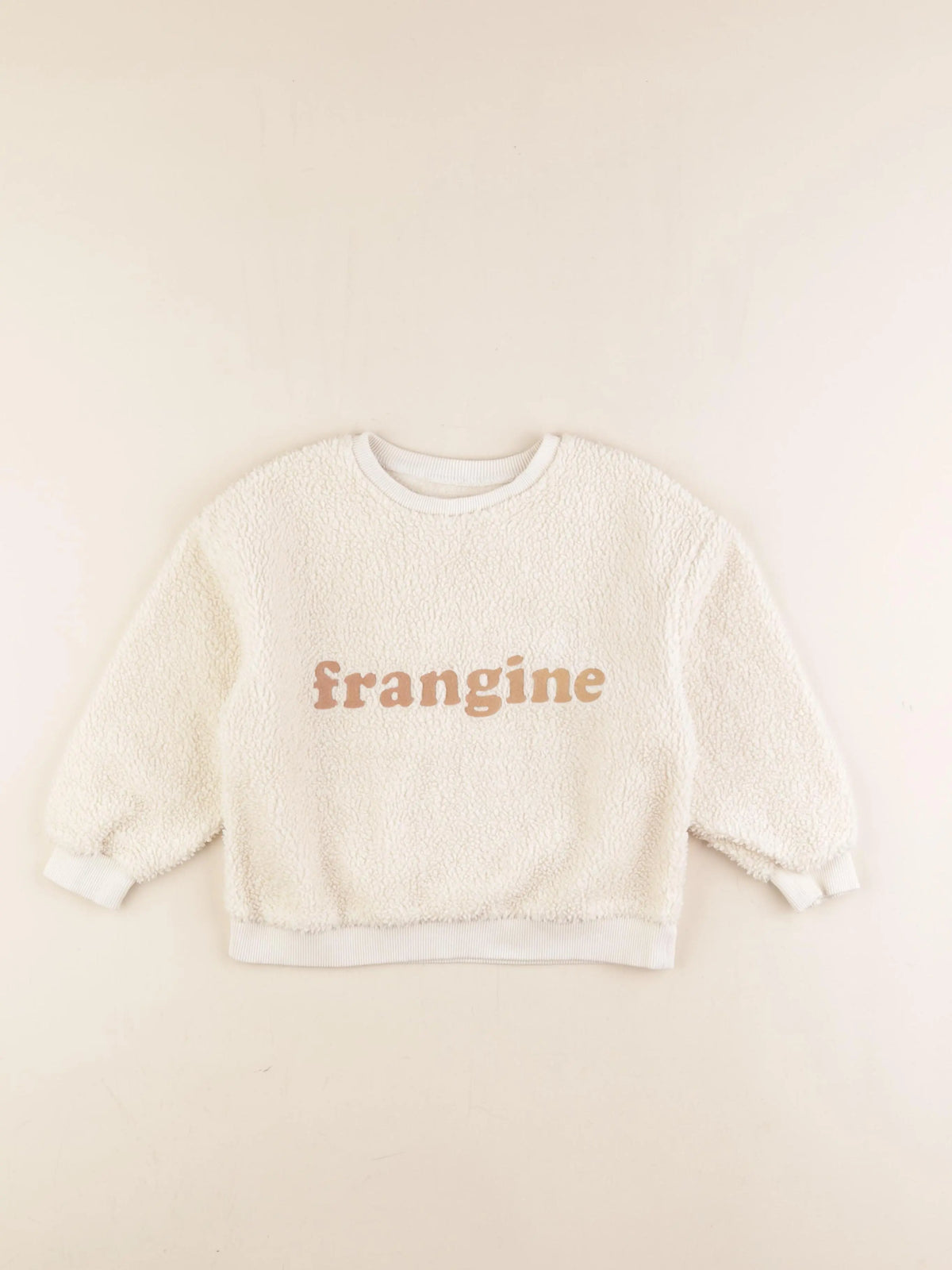 Frangin Frangine - pull beige - 4 ans