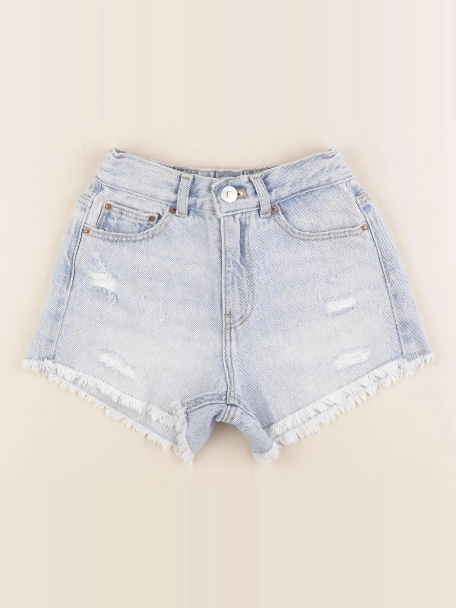 Zara - short bleu - 7 ans