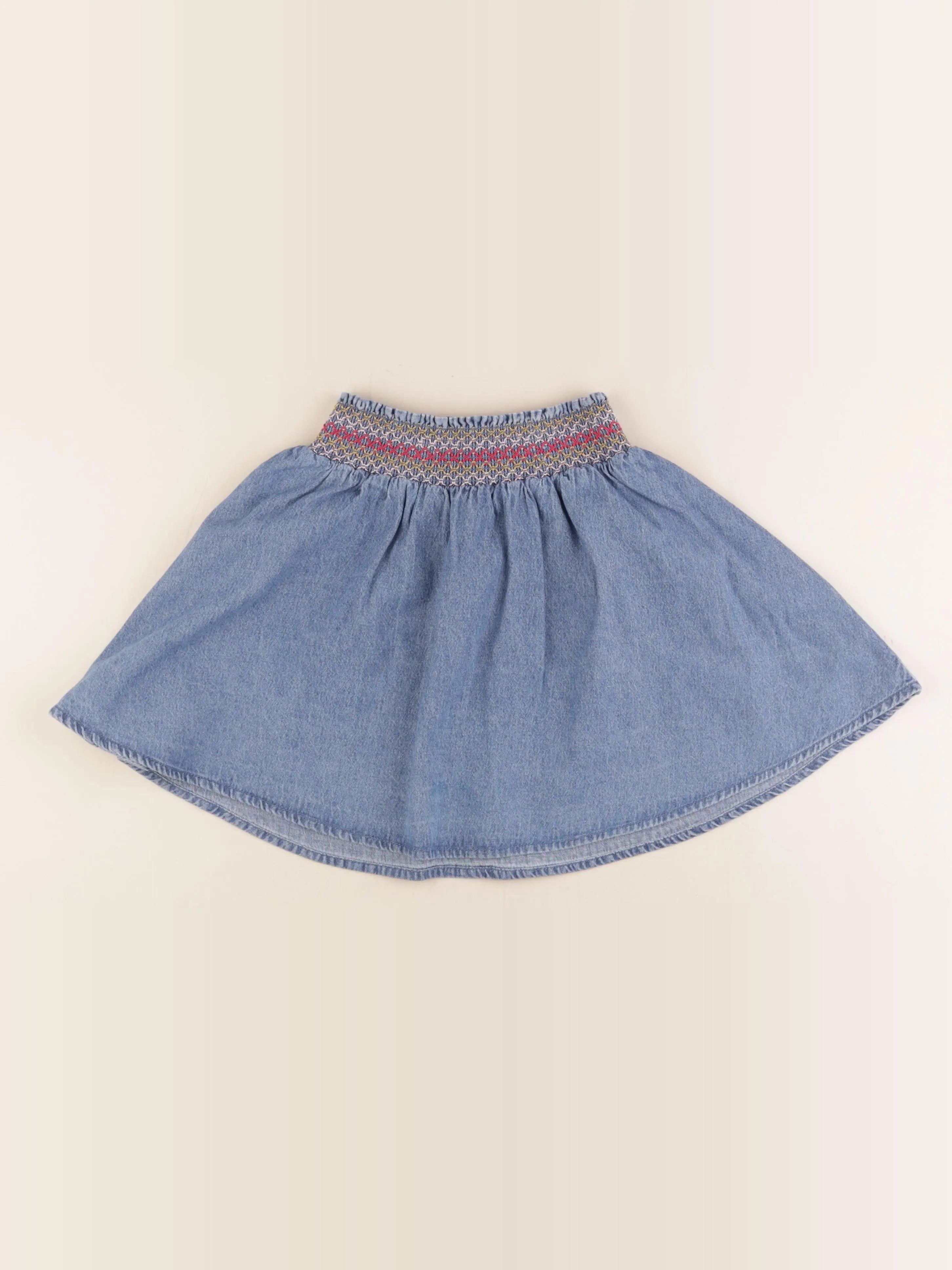 Monoprix - jupe bleu - 6 ans