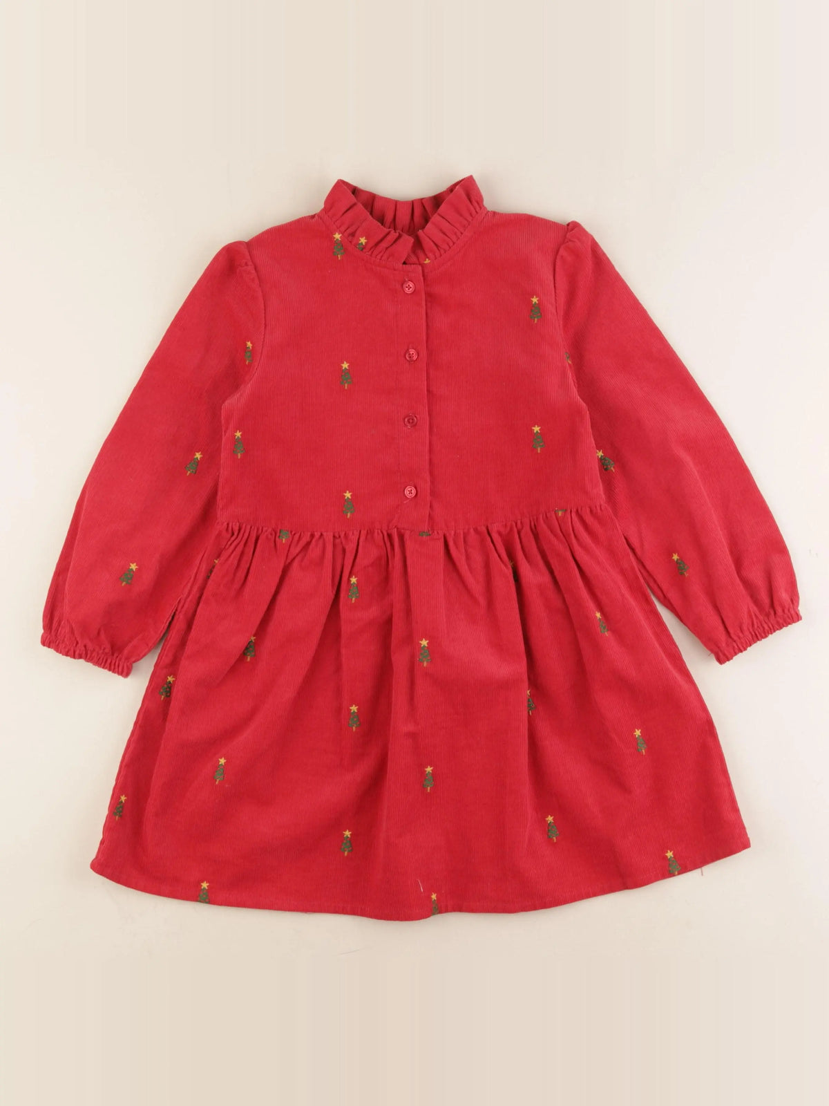 Monoprix - robe rouge - 6 ans
