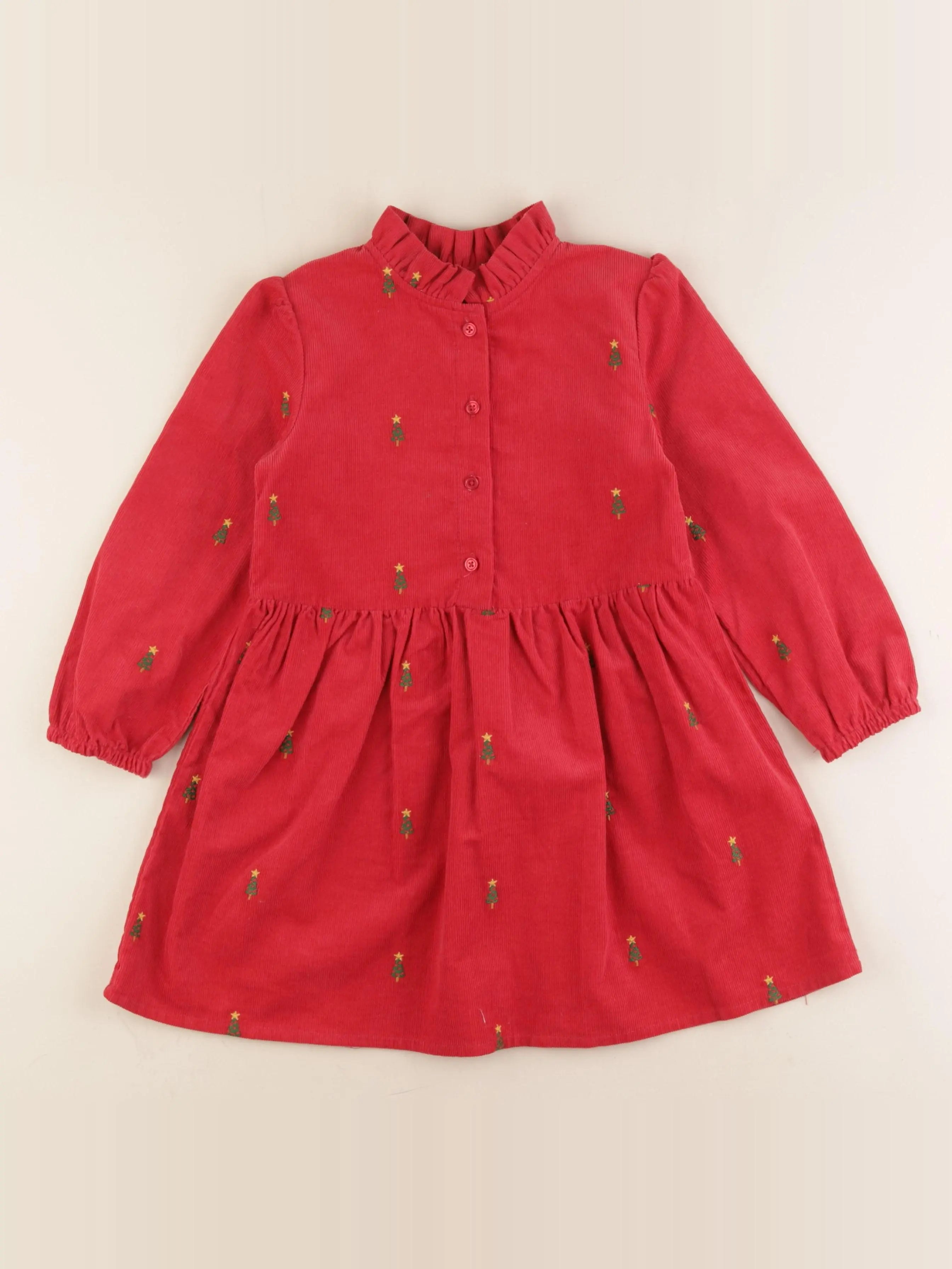 Monoprix - robe rouge - 6 ans
