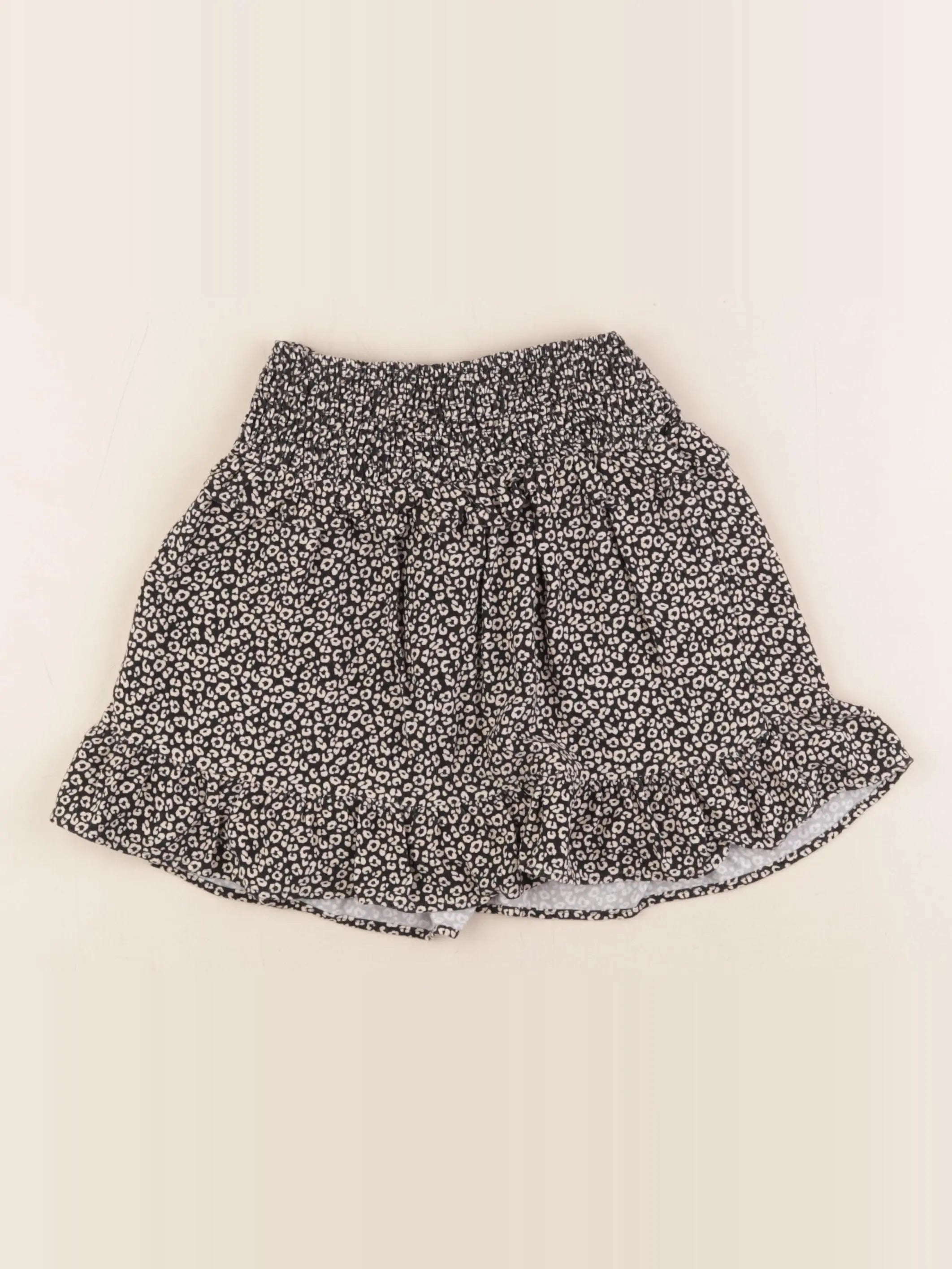 Zara - jupe beige, noir - 10 ans