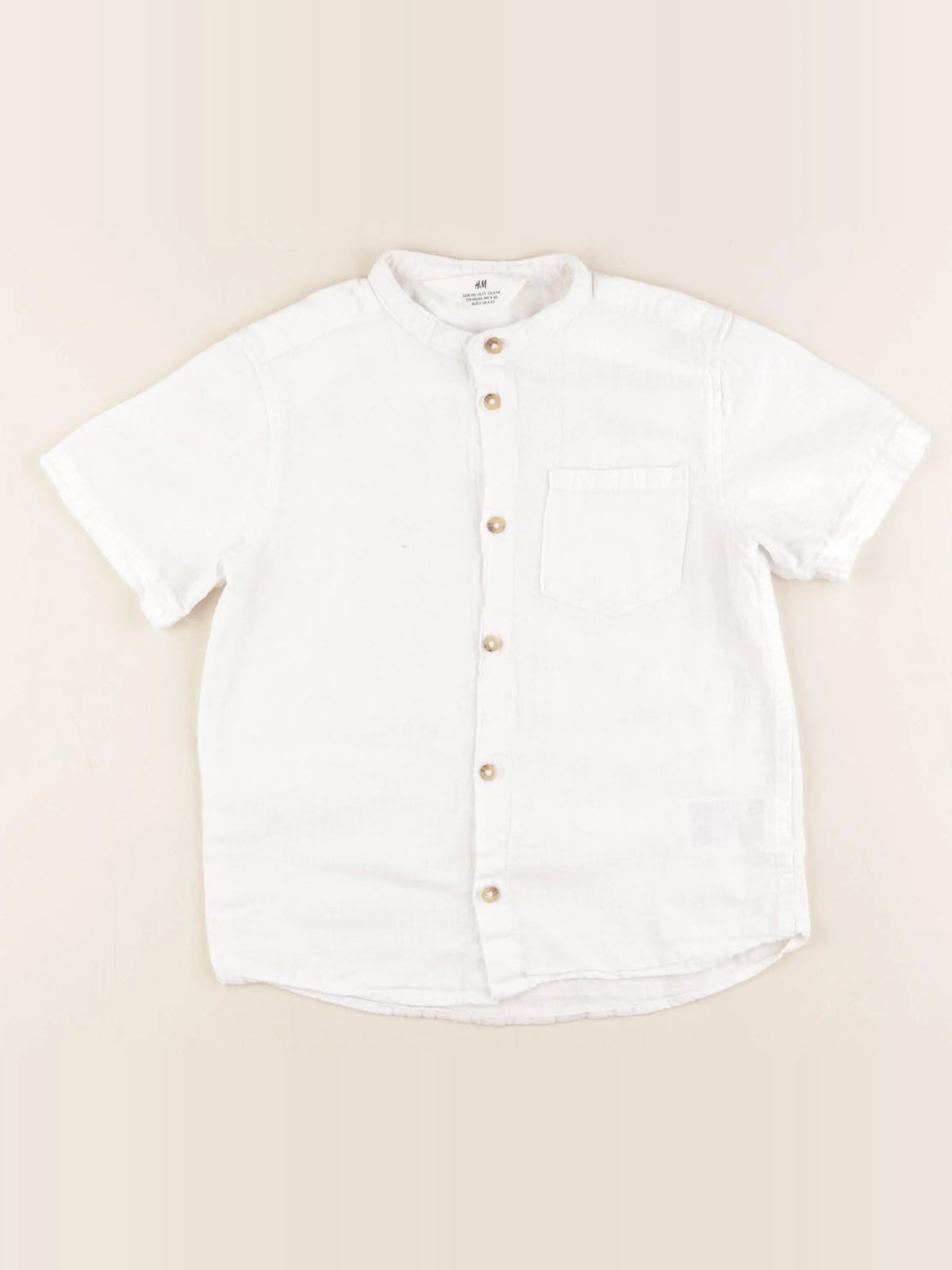 H&M - chemise blanc - 4/5 ans