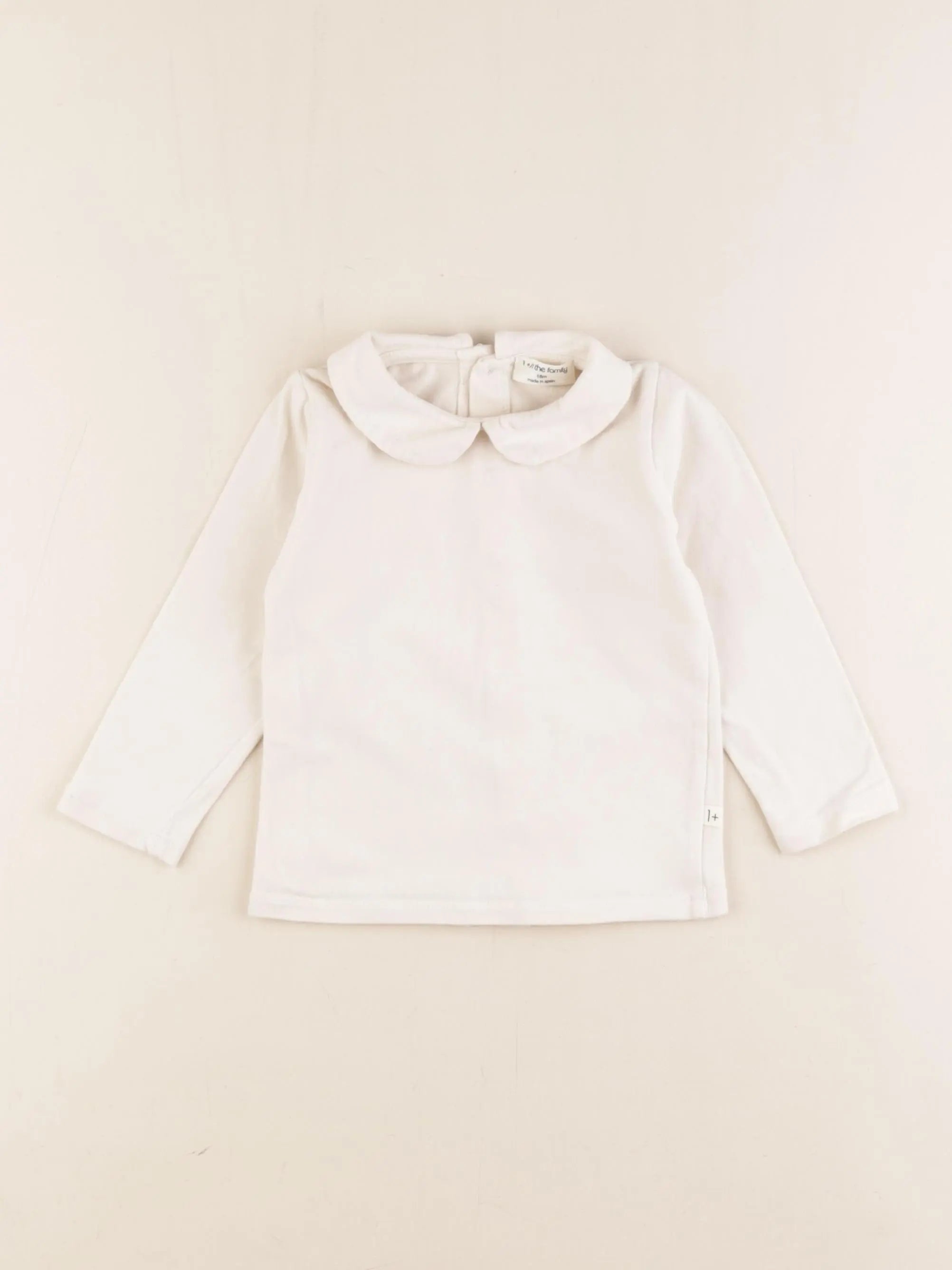 1+ In the family - tee-shirt beige - 18 mois